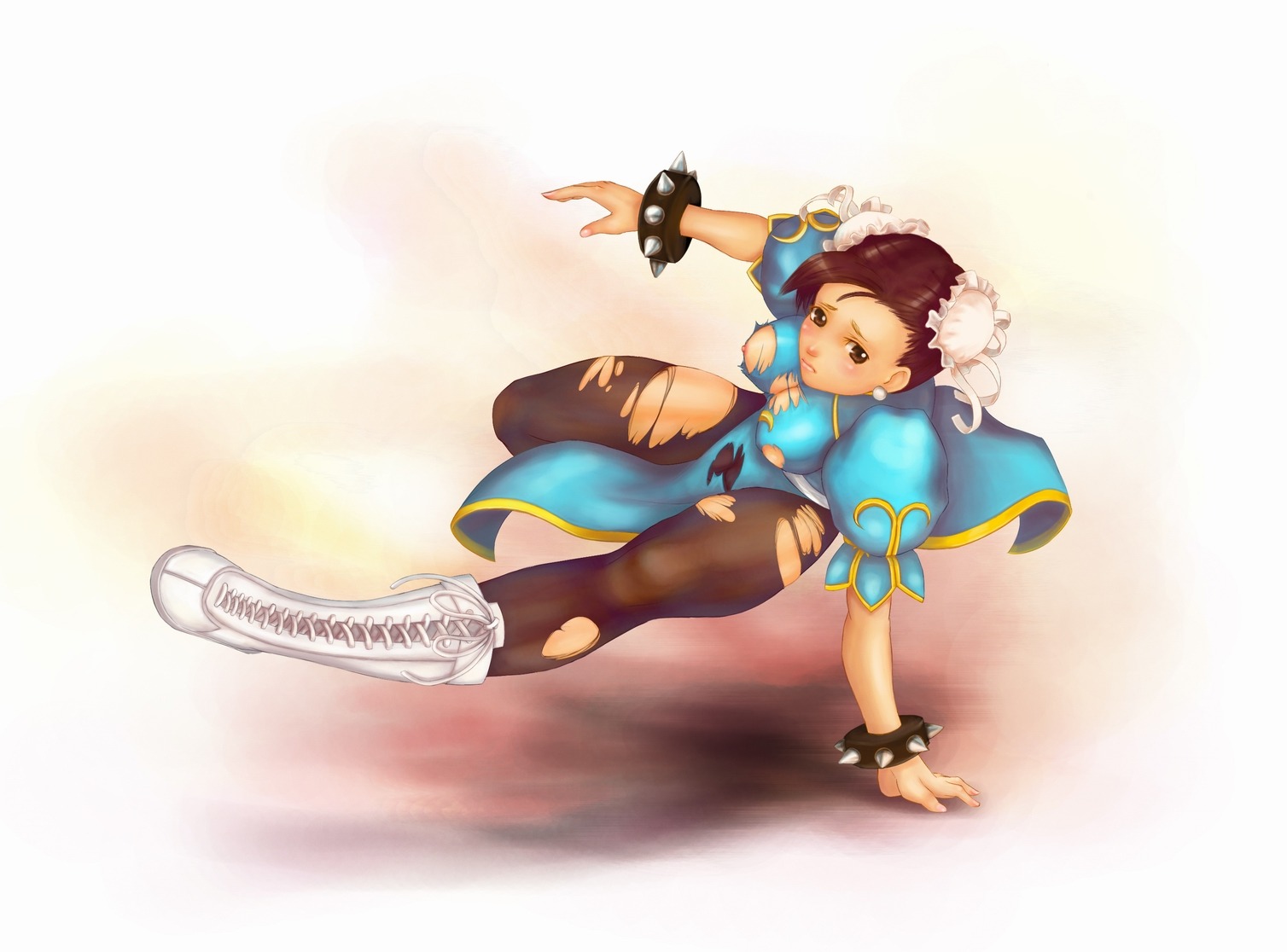 chun-li female female_only human rule34 solo straight_hair street_fighter tagme