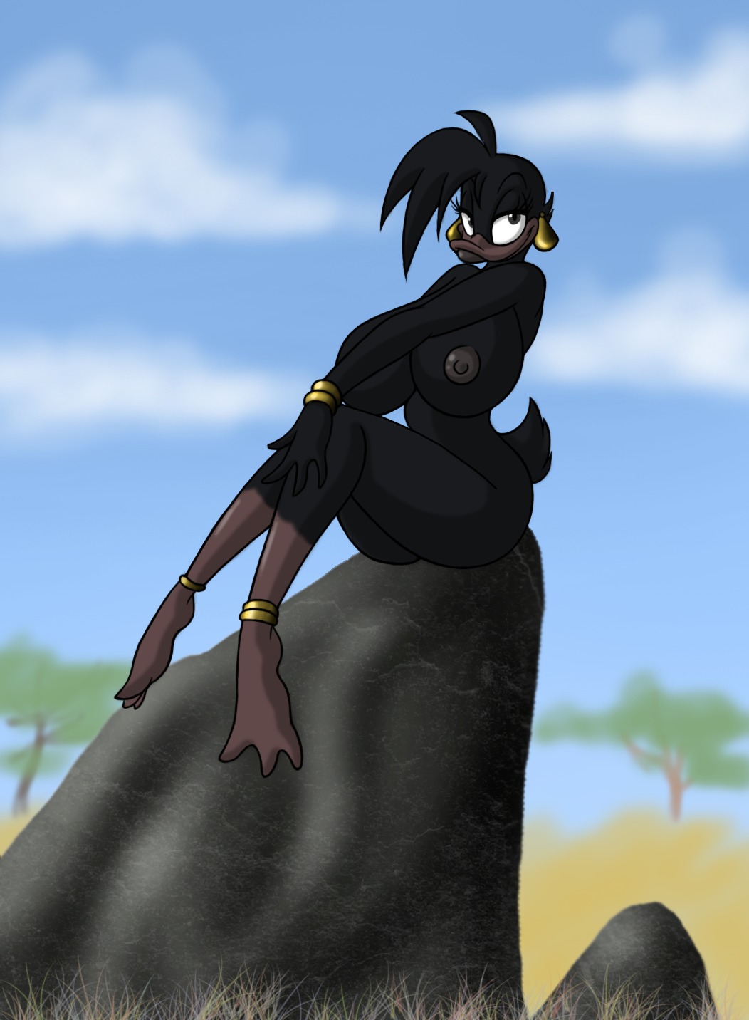1girls 2d 2d_(artwork) 3_toes 4_fingers african african_female ahoge anklet anthro anthro_only areola areolae ass ass_bigger_than_head athletic athletic_female avian avian_feet avian_humanoid bare_arms bare_ass bare_back bare_breasts bare_legs bare_midriff bare_shoulders bare_thighs barefoot beak big_ass big_breasts big_butt big_thighs black_body black_fur bottomless bottomless_female breasts breasts_bigger_than_head bubble_ass bubble_butt busty casual casual_exposure casual_nudity chest cleavage completely_naked completely_nude curvaceous curvy curvy_female daisy_duck dark-skinned_female dark_skin digital_drawing_(artwork) digital_media_(artwork) disney duck earrings exposed exposed_breasts exposed_shoulders exposed_torso eyebrows eyebrows_raised eyelashes fat_ass fat_butt feet female female_only fit fit_female full_body furry furry_only glistening glistening_body grey_areola grey_eyes grey_nipples hand_on_leg hi_res hips hourglass_figure huge_ass huge_breasts huge_butt huge_thighs humanoid inner_sideboob jewelry large_ass large_breasts large_butt large_thighs looking_at_viewer lordstevie massive_breasts midriff naked naked_female nipples no_bra no_humans no_panties no_underwear nude nude_female outdoor_nudity outdoors outside pose posing presenting presenting_breasts raised_eyebrows rock rule34 seductive seductive_eyes seductive_look seductive_pose seductive_smile shiny shiny_skin short_tail showing_off side_view sideboob sitting sitting_on_rock slim_waist smile smiling_at_viewer soft_feathers solo solo_female tagme tail tail_tuft thick_thighs thighs thin_waist topless topless_female tree tribal tuft two-tone_body two-tone_fur voluptuous voluptuous_female wide_hips wristwear