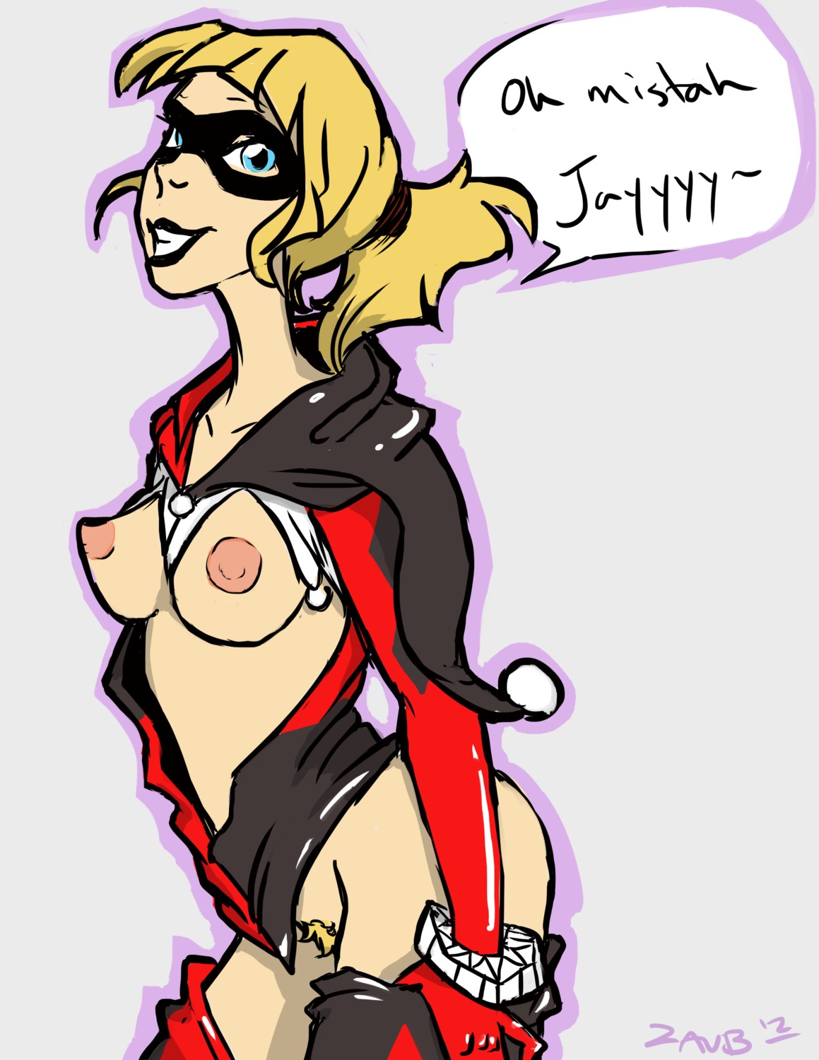 batman_(series) dc dc_comics female female_only harley_quinn human rule34 solo tagme