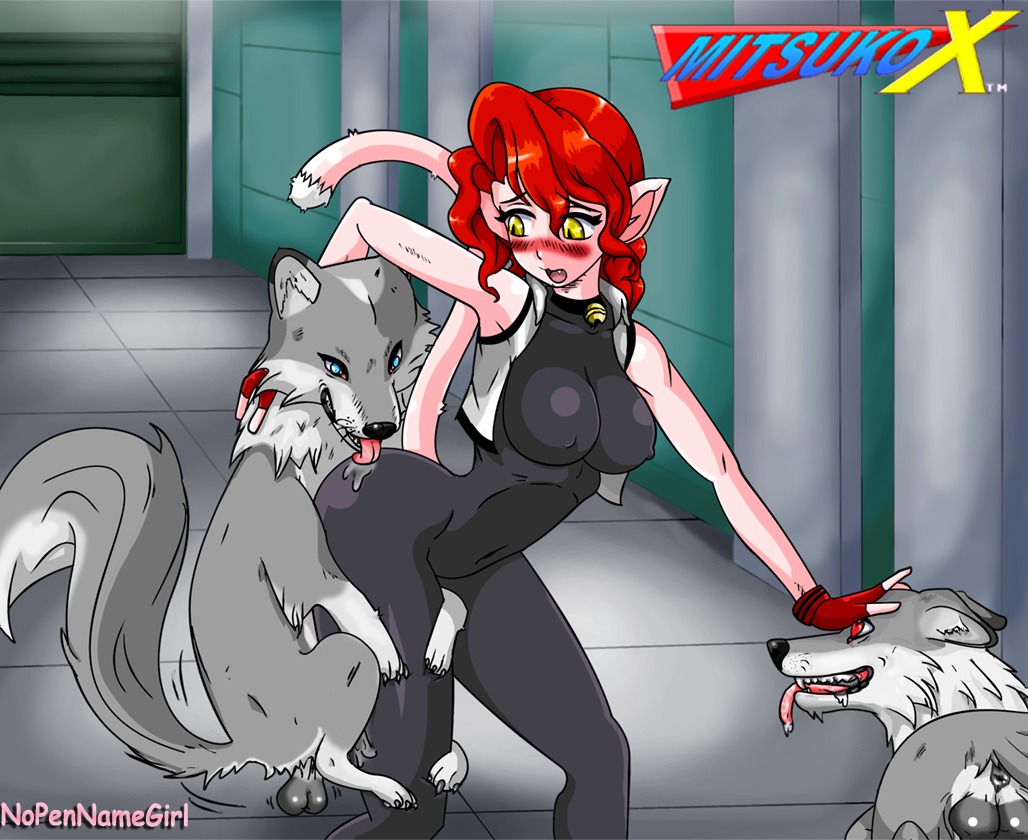 animal_humanoid anus balls bestiality blush bodily_fluids canid canine canis cat_humanoid e621 felid felid_humanoid feline feline_humanoid female female_on_feral feral genital_fluids genitals group humanoid humanoid_on_feral inside interspecies leg_humping male male/female mammal mammal_humanoid mitsuko_(spacescape) nipples nopennamegirl precum spacescape_(game) tail wolf