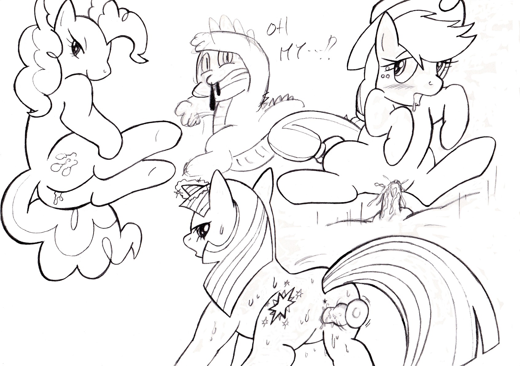 applejack_(mlp) dragon earth_pony equine female feral friendship_is_magic horse male my_little_pony mythological_creature mythological_equine mythological_scalie mythology pinkie_pie_(mlp) pony revenfox rule34 scalie smooth_skin spike_(mlp) twilight_sparkle_(mlp) unicorn