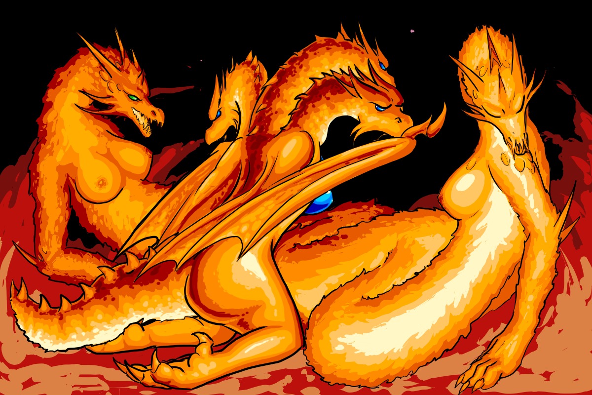 dragon female gradius_iii oniontrain rule34 vulture_dragon wyvern yuri