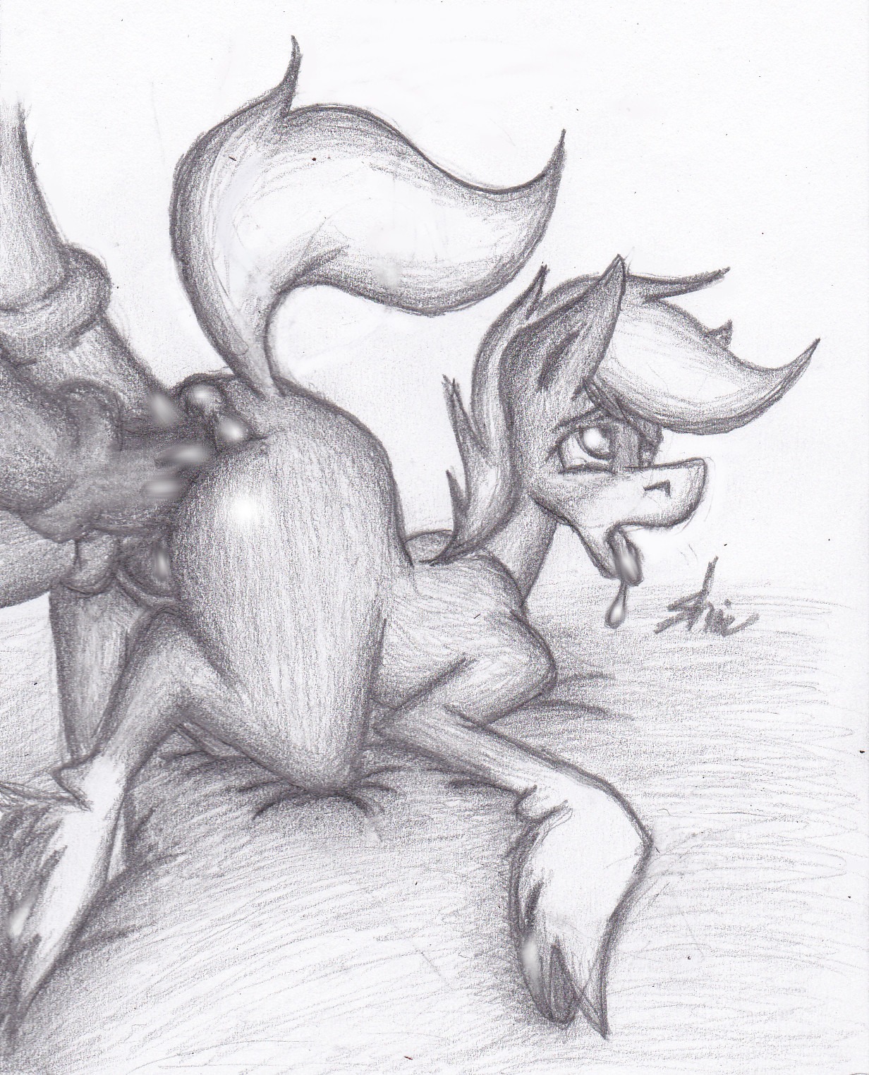 anal anal_penetration animal_genitalia animal_penis anus balls basil_(shain) bodily_fluids disembodied_penis e621 equid equine equine_genitalia equine_penis erection feral foursome fucked_silly genitals graphite_(artwork) greyscale group group_sex hi_res horse male male/male male_penetrated male_penetrating male_penetrating_male mammal monochrome penetration penis quadruped raised_tail saliva sex shain simple_background smiles_(artist) tail tongue tongue_out toony traditional_media_(artwork) white_background young young_feral