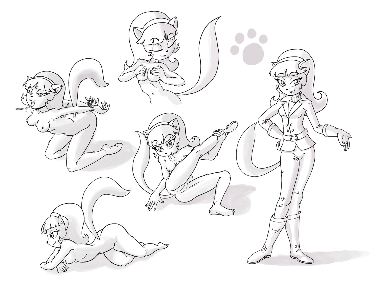 anthro domestic_cat feline female furry kitty_katswell nickelodeon rule34 t.u.f.f._puppy tagme