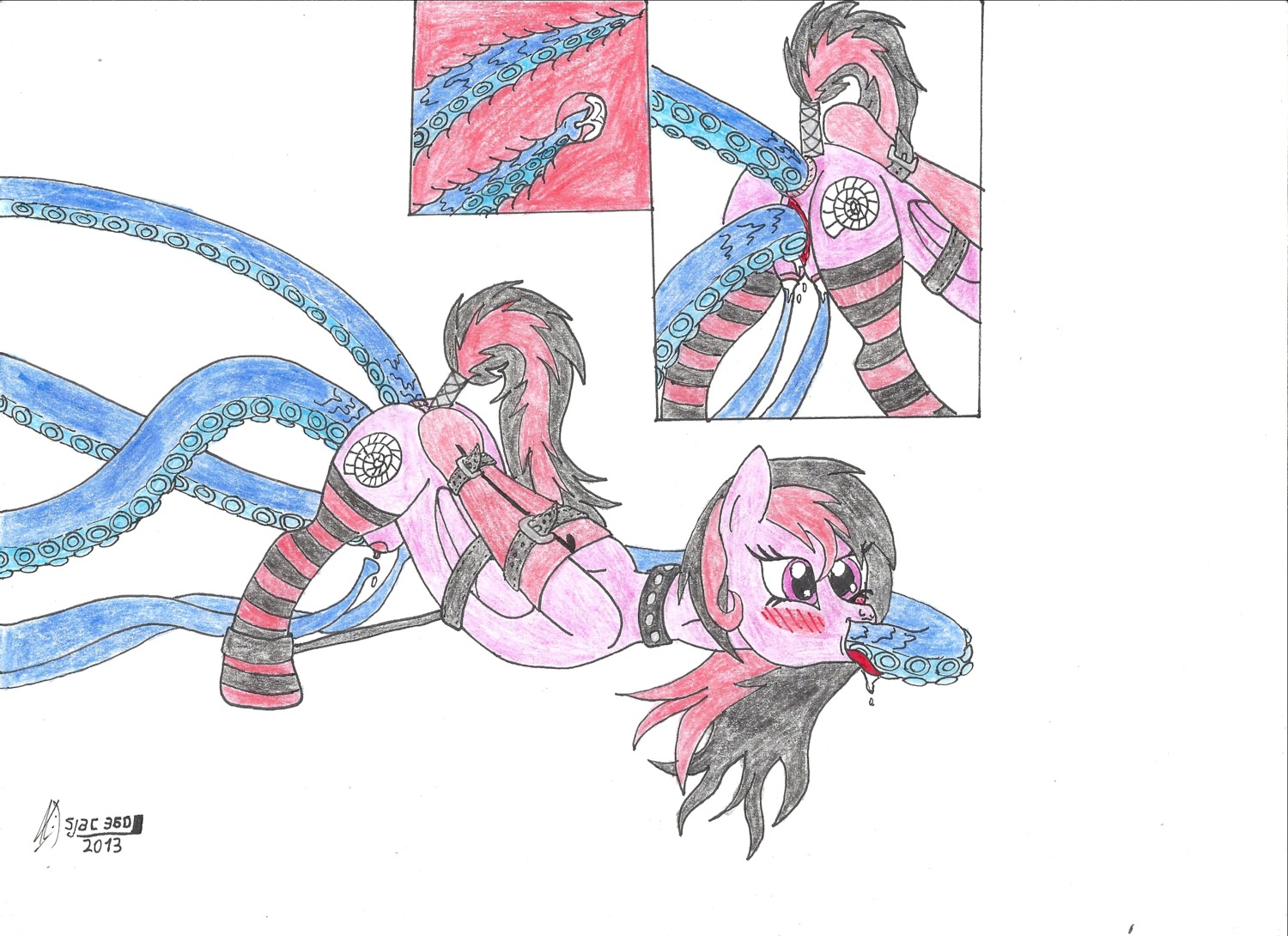 2013 5j4c720 all_three_filled anal anal_penetration anus armbinder bdsm bent_over binder_(restraint) blush bodily_fluids bondage bondage_gear bound breast_milking collar cum cum_in_vagina cum_inside cutie_mark double_penetration e621 equid equine fan_character feathered_wings feathers fellatio female feral forced genital_fluids genitals hair hasbro hi_res internal lactating mammal milk multicolored_hair multiple_penetration my_little_pony mythological_creature mythological_equine mythology oral oral_penetration pegasus penetration penile purple_eyes rape restraints sex simple_background solo tail teats tentacle_in_mouth tentacle_penetration tentacle_sex tentacles tongue triple_penetration two_tone_hair vaginal vaginal_penetration vulva white_background wings