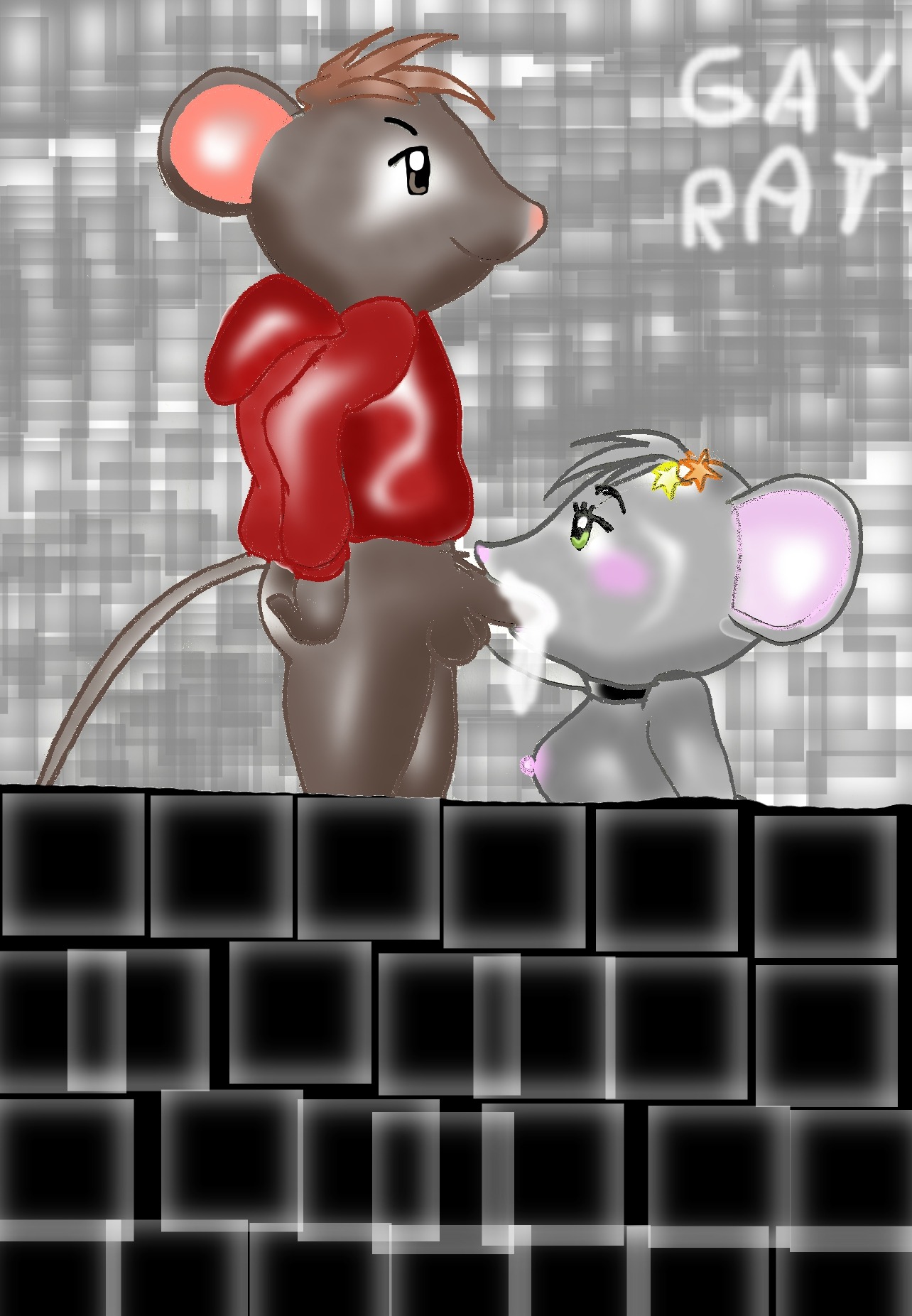 a.z. angelina_ballerina fellatio gay_rat male oral rule34 tagme viki viki_(angelina_ballerina)