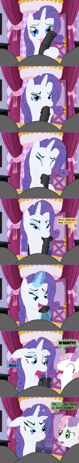 absurd_res animal_genitalia animal_penis blush bodily_fluids cum cum_in_hair cum_on_face cumshot dialogue digital_media_(artwork) duo_focus e621 ejaculation english_text equid equine equine_genitalia equine_penis erection eyes_closed eyeshadow fellatio female feral friendship_is_magic fur genital_fluids genitals group hair half-closed_eyes happy hasbro hi_res horn licking long_image magic makeup male male/female mammal my_little_pony mythological_creature mythological_equine mythology narrowed_eyes open_mouth oral oral_penetration orgasm penetration penile penis penis_lick rarity_(mlp) scrunchy_face sex spread_legs spreading surprised sweetie_belle_(mlp) tall_image text thunderlane_(mlp) tongue tongue_out unicorn unknown_artist white_body white_fur young young_feral
