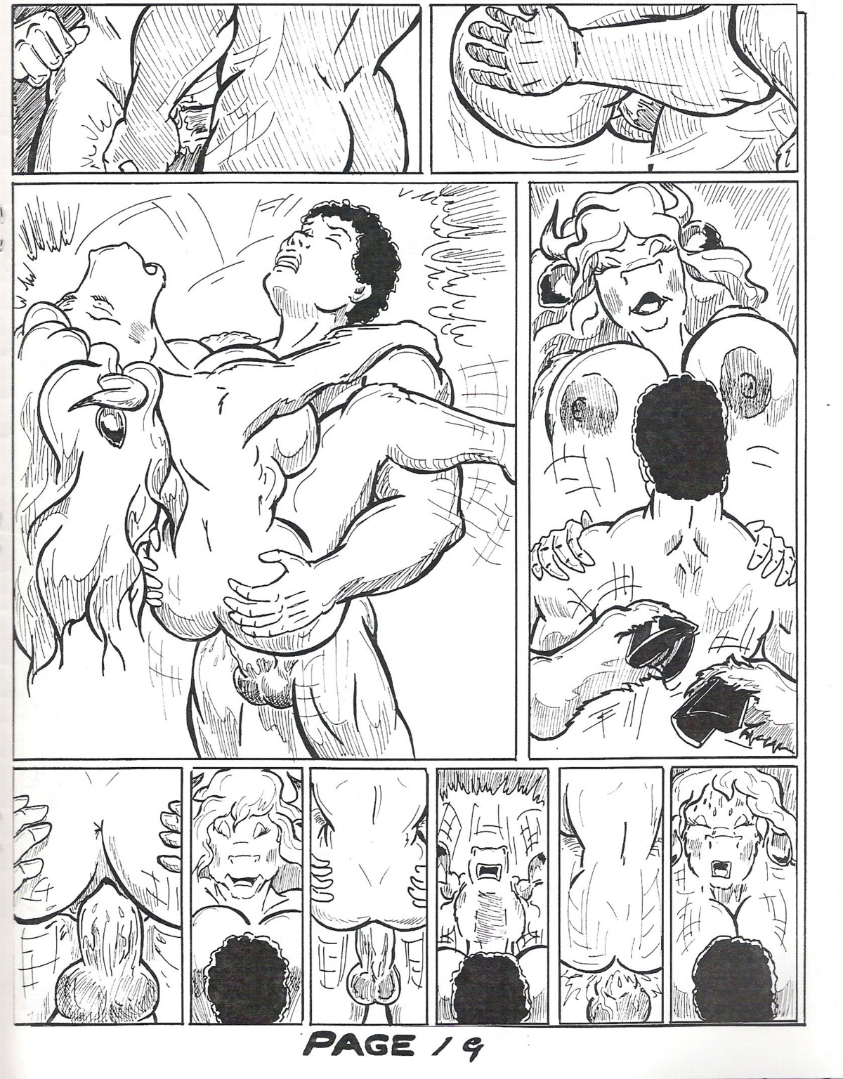 anthro anthro_penetrated big_breasts bovid bovine breasts cattle comic duo e621 english_text equid female female_penetrated hi_res horn huge_breasts human human_on_anthro human_penetrating human_penetrating_anthro interspecies male male/female male_penetrating male_penetrating_female mammal monochrome nipples nude oscar_marcus penetration penile penile_penetration penis_in_vagina sex text vaginal vaginal_penetration