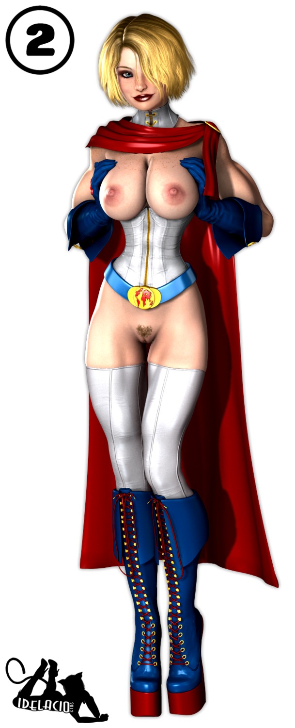1girls 3d dc dc_comics female idelacio kara_zor-l karen_starr power_girl rule34 solo solo_female superman_(series)