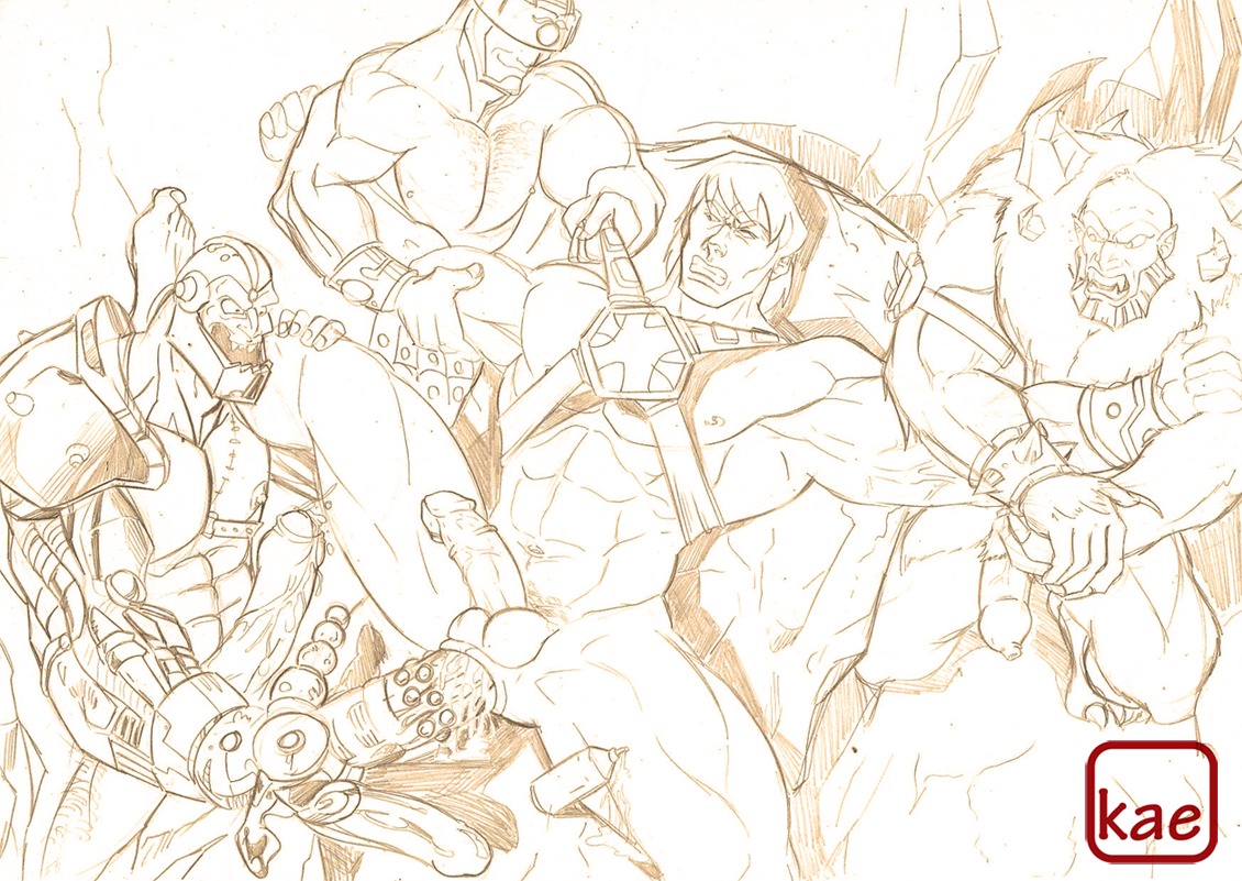 4boys anal anal_object_insertion balls bara beast-man erection forced_yaoi foreskin gay he_man human kaeworld legs_held_open male male_only masters_of_the_universe monochrome multiple_boys multiple_males muscles muscular penis rape restrained rule34 spread_legs tagme testicles three_on_one trap-jaw tri-klops uncircumcised uncut yaoi