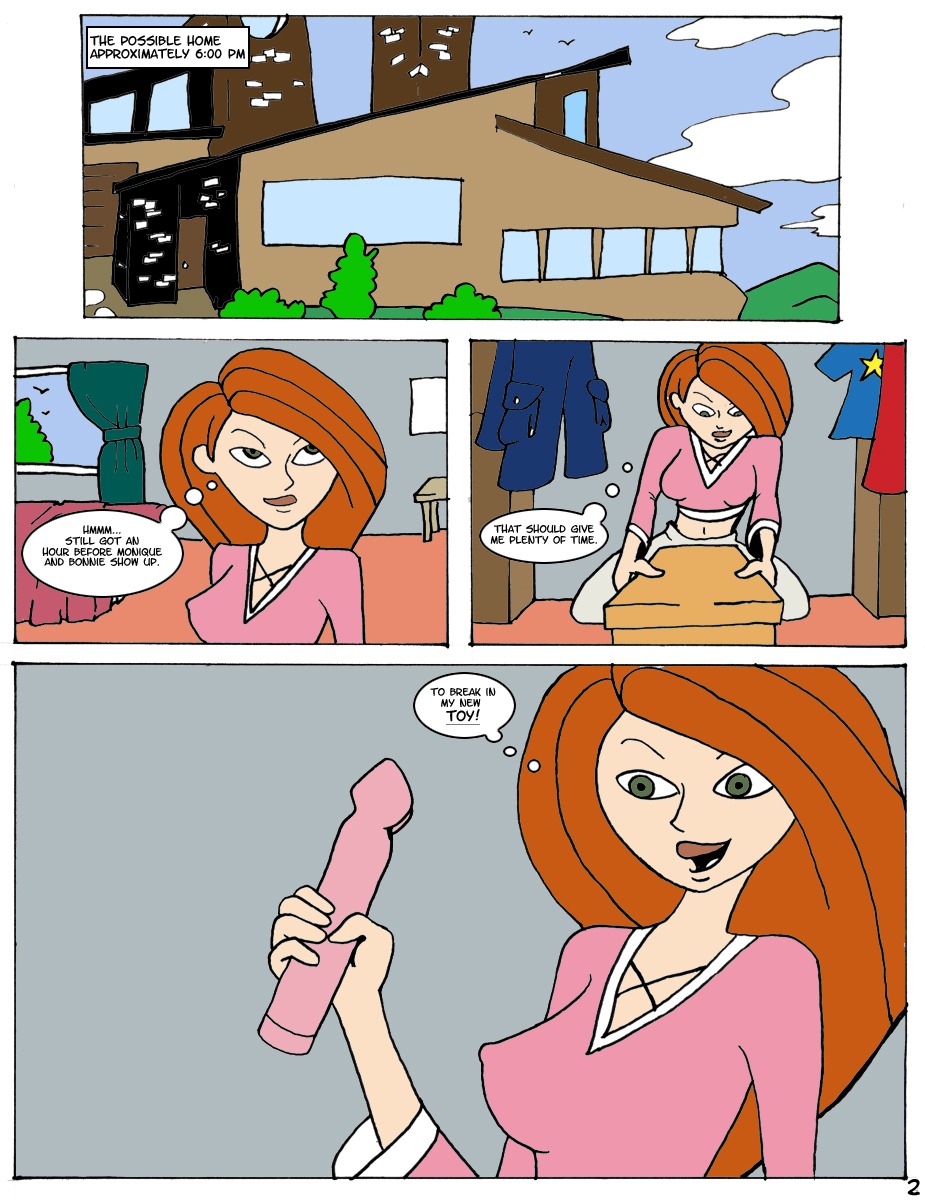 breasts comic disney female guess_whos_coming human karmagik kim_possible kimberly_ann_possible medium_breasts rule34 straight_hair