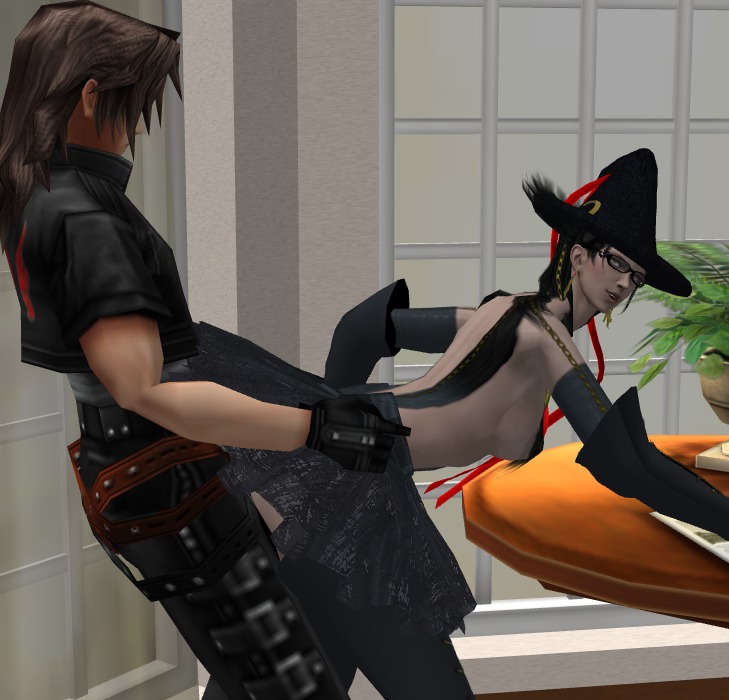 3d bayonetta bayonetta_(character) crossover female final_fantasy final_fantasy_viii human male rule34 sega squall_leonhart straight tagme