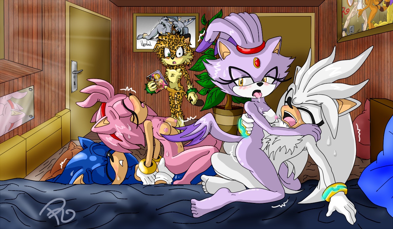 2boys 2girls amy_rose anthro background blaze_the_cat blue_fur cat feline female fur furry furry_only grey_fur hedgehog horlod male mammal open_mouth pink_fur purple_fur pussy raianonzika rule34 sex silver_the_hedgehog sonic_(series) sonic_the_hedgehog sonic_the_hedgehog_(series) straight tan_fur uncensored vaginal_penetration white_fur yellow_fur