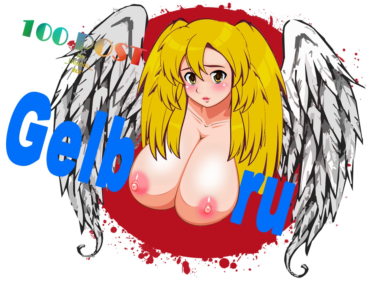 angel artist_request breasts female gelbooru huge_breasts meta nipples rule34