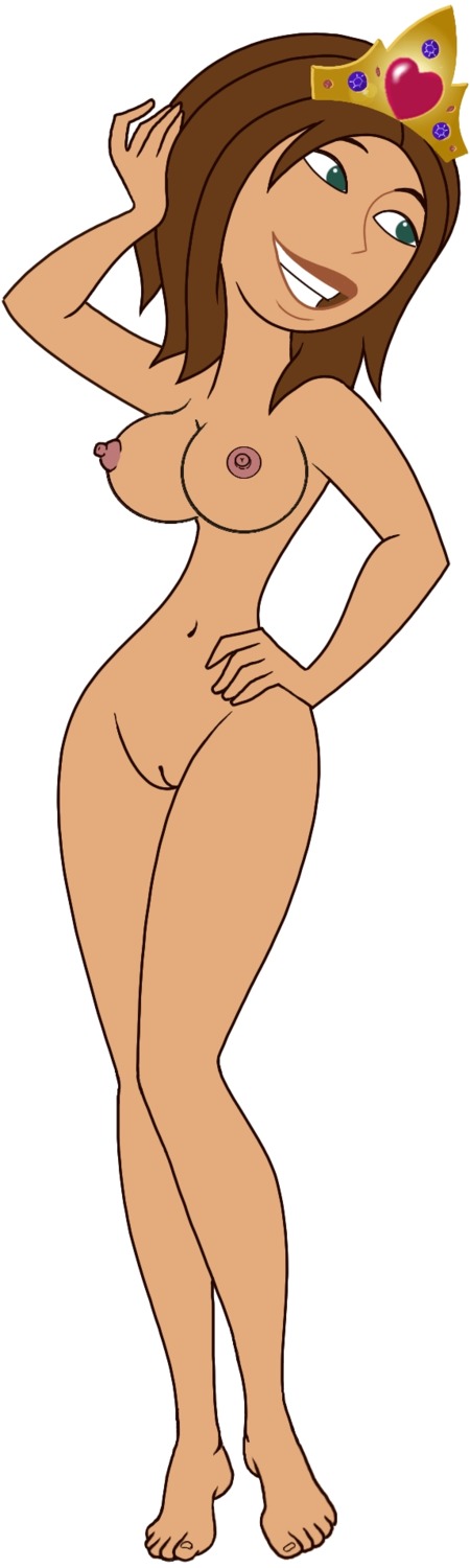 1girls bonnie_rockwaller brown-haired_female brown_hair disney female female_only gagala human innie_pussy kim_possible nipples pussy rule34 solo straight_hair tagme white_background