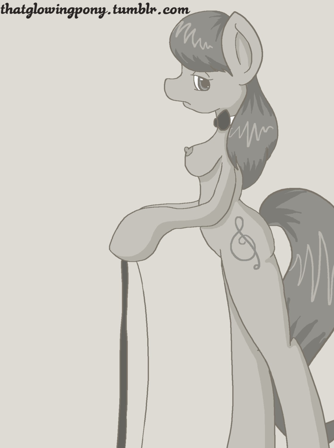 anthro anthrofied earth_pony equine female female_only friendship_is_magic fur horse my_little_pony octavia_melody pony rule34 solo tagme tail