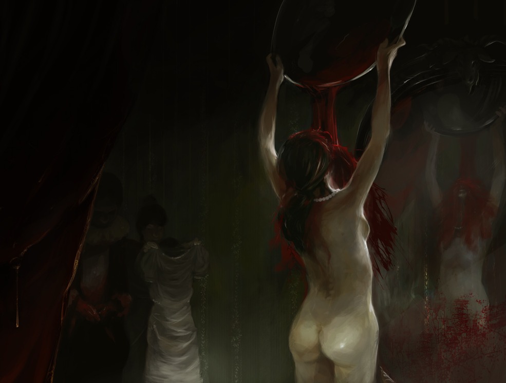 artist_request ass blood elizabeth_bathory female history mirror necklace nude nude_female rule34 tagme
