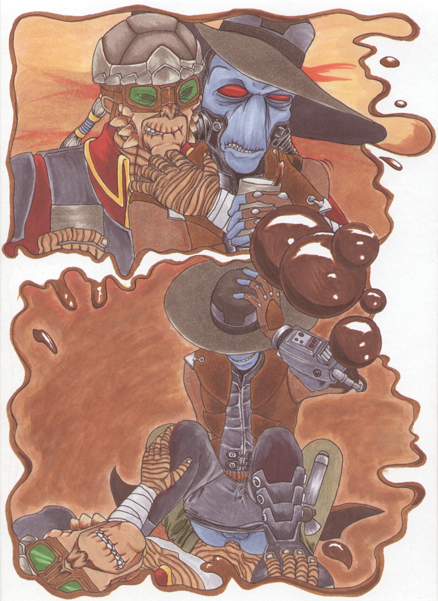 2boys cad_bane clone_wars duros gay hondo_ohnaka kuume male male_only rule34 star_wars weequay