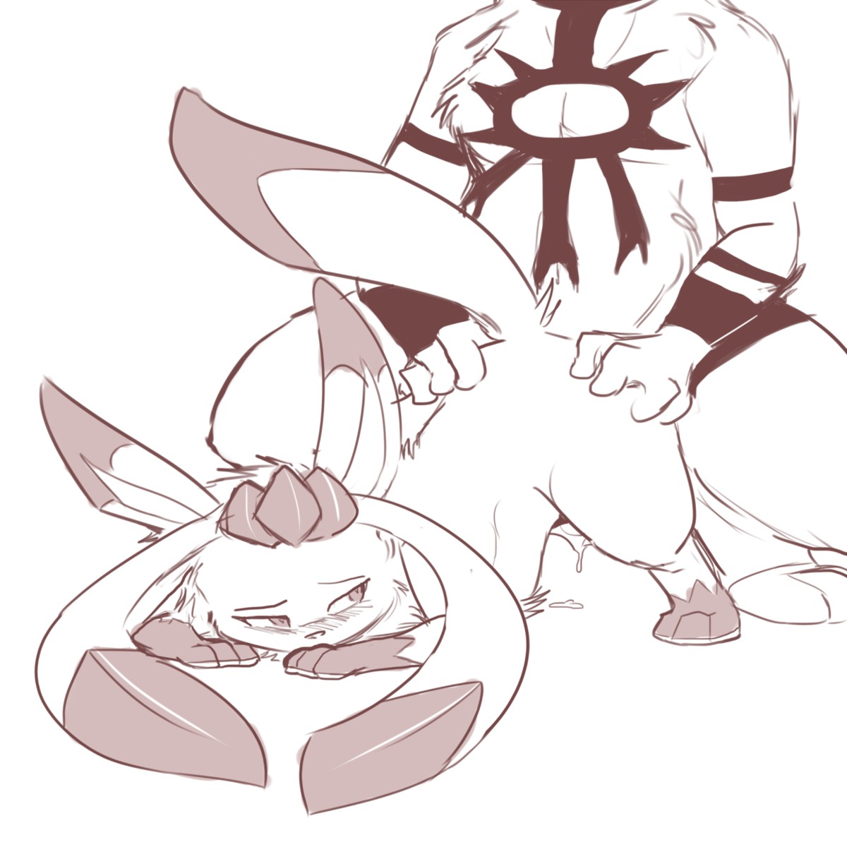 1girls artist_request bent_over crossover eeveelution eyes female from_behind generation_4_pokemon glaceon high_resolution interspecies king_of_fighters male male_human/female_pokemon monochrome nintendo orochi_(kof) penetration pokemon pokemon_(species) pokemon_only pokephilia pussy rule34 sex snk spread_legs vaginal_penetration video_games zoophilia