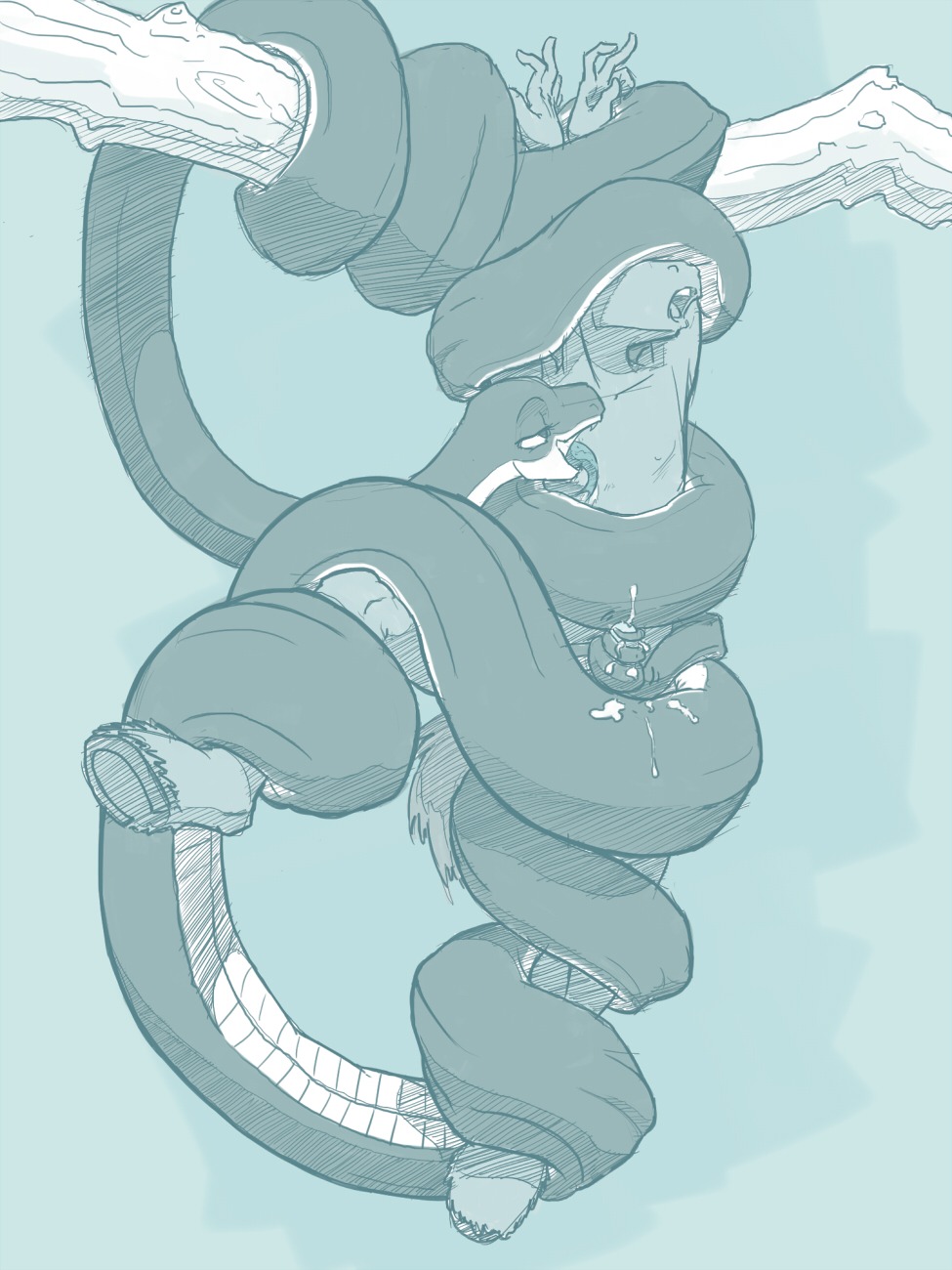 anthro cum equine female hooves male rule34 snake tagme
