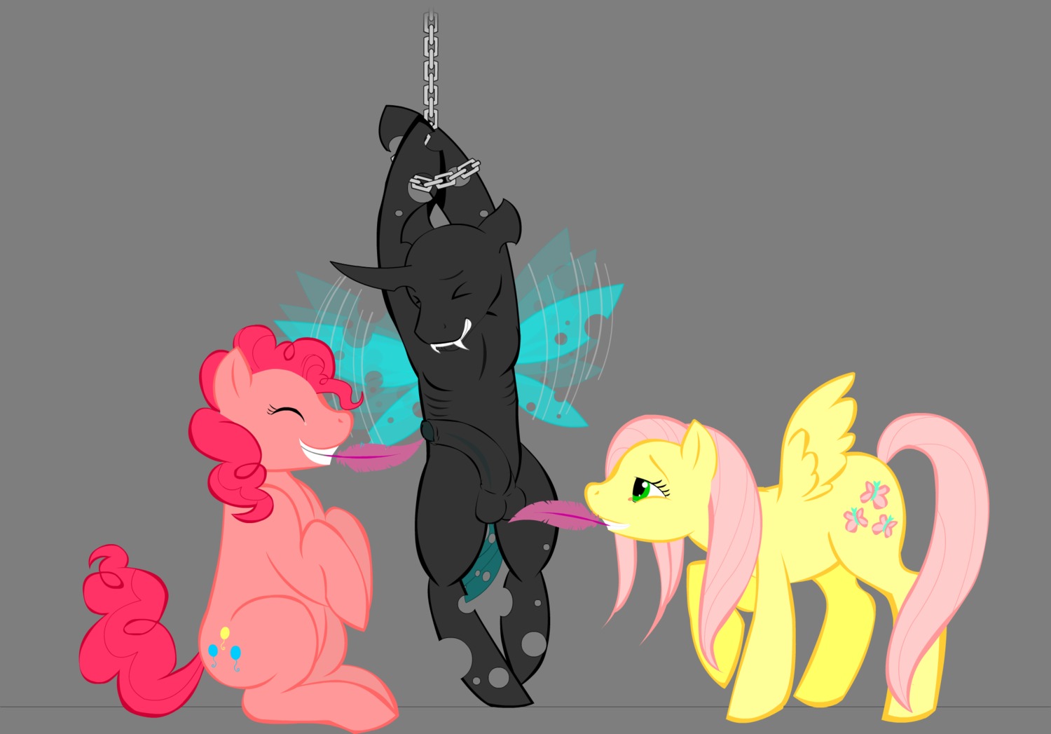 2013 alpha_channel arthropod balls bdsm bondage bound changeling_(mlp) dominant dominant_female e621 earth_pony equid equine erection feathered_wings feathers female feral flapping_wings fluttershy_(mlp) foreskin friendship_is_magic genitals grammarshinehyena group hasbro hi_res horse humanoid_genitalia humanoid_penis involved_expression male male/female mammal my_little_pony mythological_creature mythological_equine mythology partially_retracted_foreskin pegasus penis pinkie_pie_(mlp) pony simple_background submissive submissive_male sundae_(original_character) suspension tickling tickling_balls tickling_genitalia tickling_penis transparent_background wings yellow_body yellow_feathers