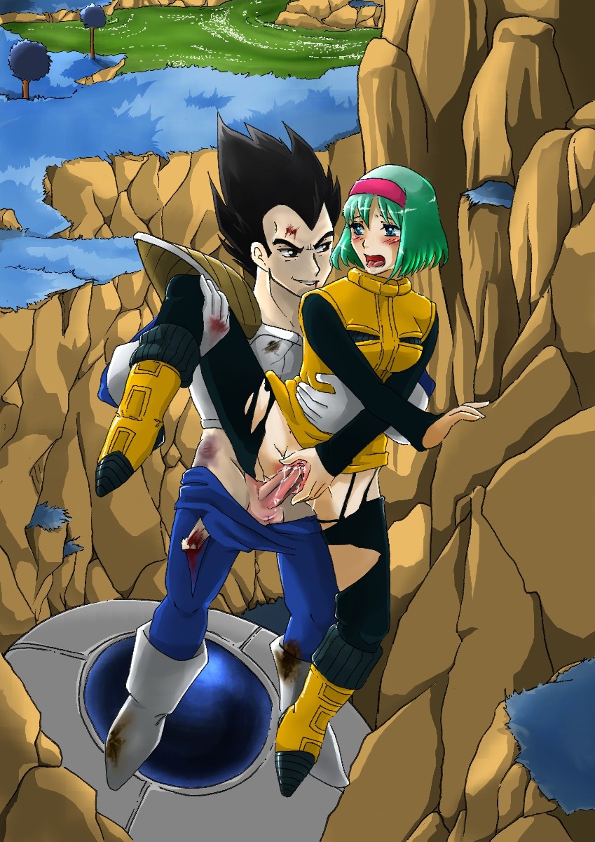 bulma_briefs bulma_briefs_(frieza_saga) dragon_ball dragon_ball_z female human hyacinthley leg_lift male pussy rule34 straight vaginal_penetration vegeta
