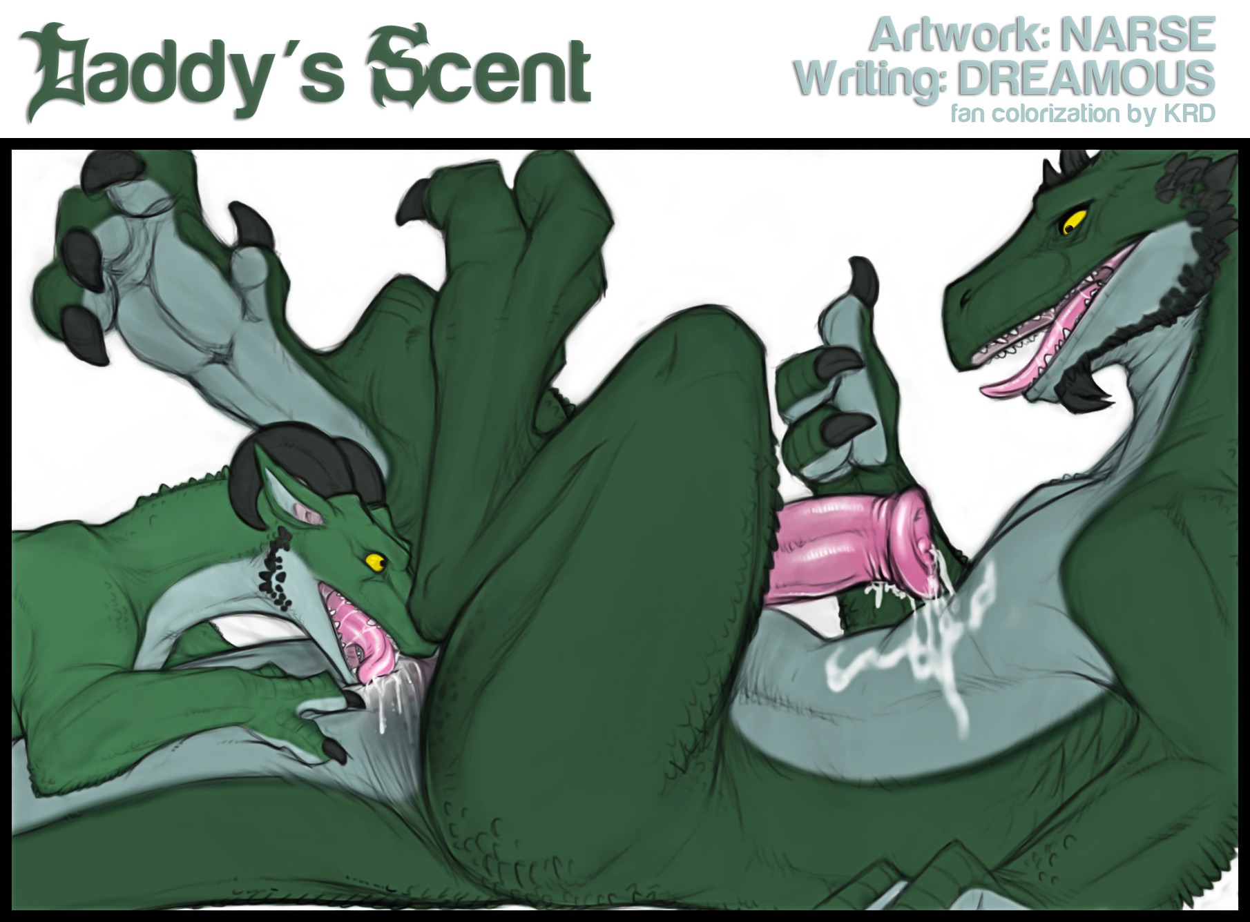 anal anus comic cum daddy's_scent dragon edit father_and_son feral furry gay horsecock incest licking male male_only narse no_humans oral penis rimming rule34 saliva scalie tongue yaoi