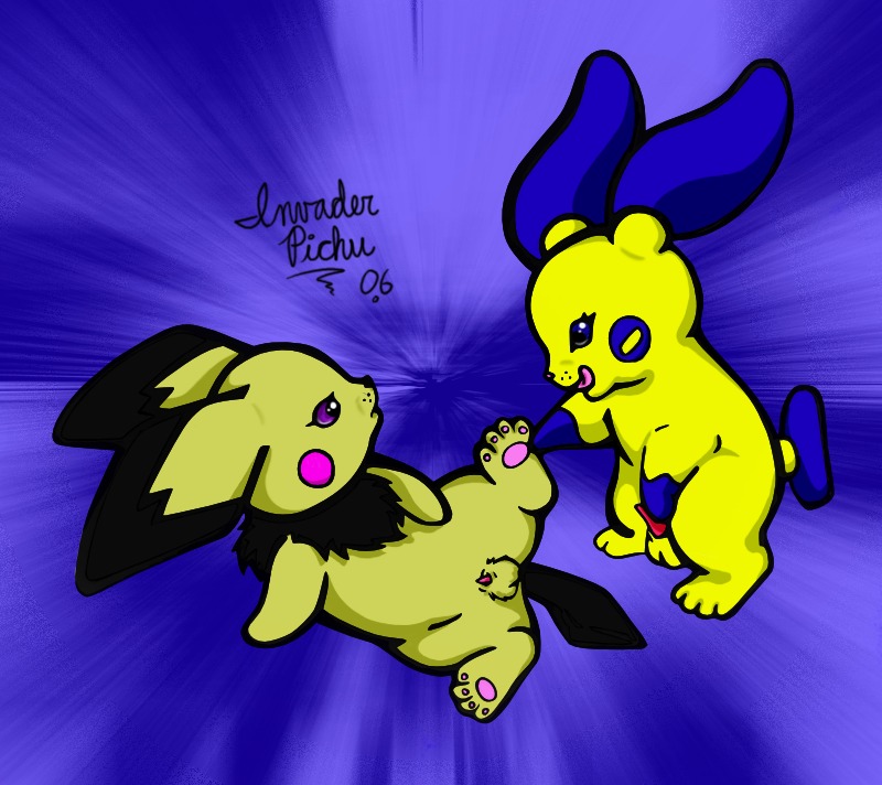 2006 furry insaneproxy_(artist) male male_only minun pichu pokemon pokemon_(species) pokemon_gsc pokemon_rse rule34