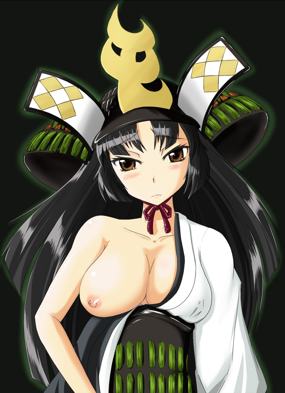 breasts female muramasa_the_demon_blade one_breast_out rule34 tagme torahime_(muramasa)