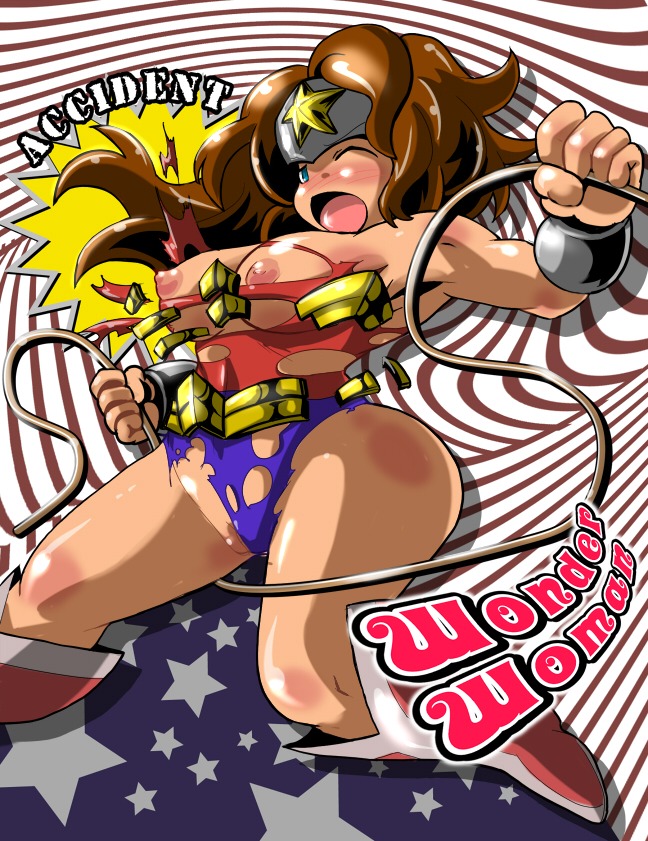 blue_eyes blush boots breasts brown_hair dc dc_comics female lasso_of_truth marimo_(ankokumarimo) open_mouth pussy rule34 torn_clothes wonder_woman wonder_woman_(series)