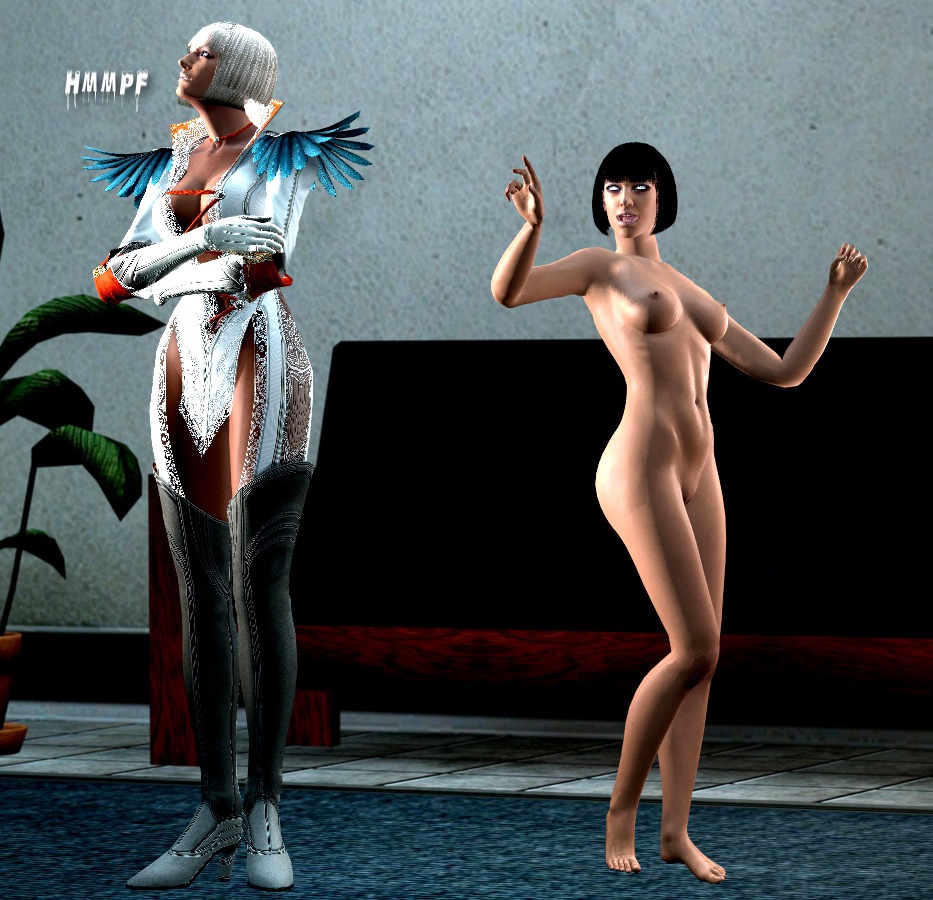 2girls 3d dark-skinned_female dark_skin devil_may_cry devil_may_cry_(series) devil_may_cry_4 evil-ash female female_only garry's_mod gloria_(devil_may_cry) multiple_females multiple_girls pussy rule34 tagme