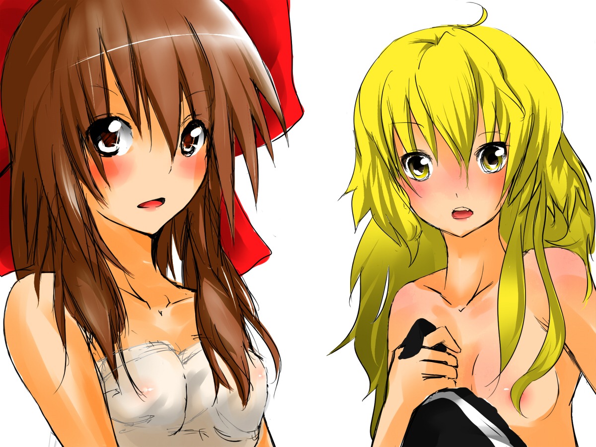 female marisa_kirisame reimu_hakurei rule34 tagme touhou
