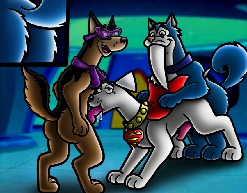 krypto krypto_the_superdog male male_only rule34 superman_(series) tbfm thundermutt tusky_husky