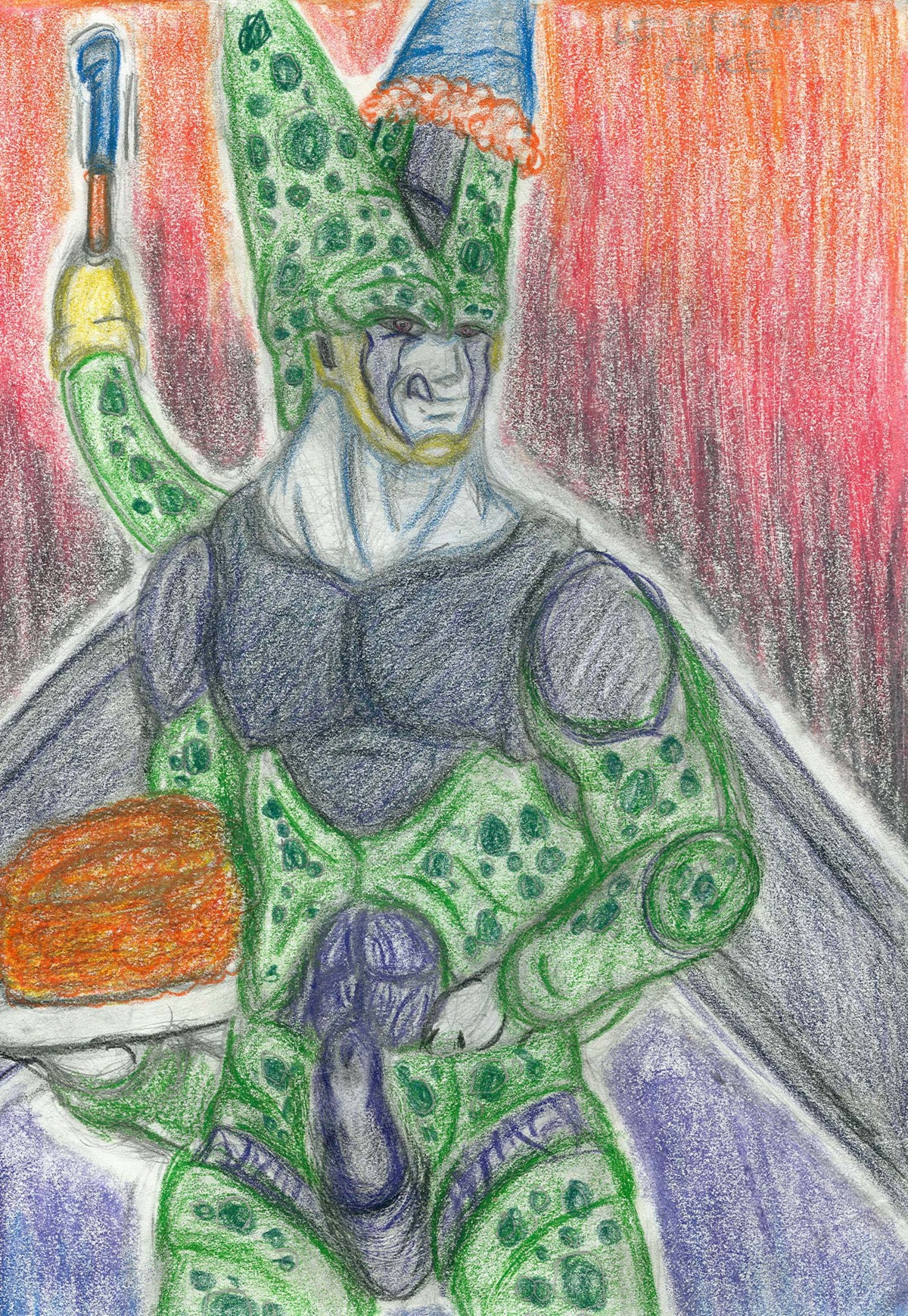 cell_(dragon_ball) color dragon_ball dragon_ball_z male male_only perfect_cell rule34 solo tagme