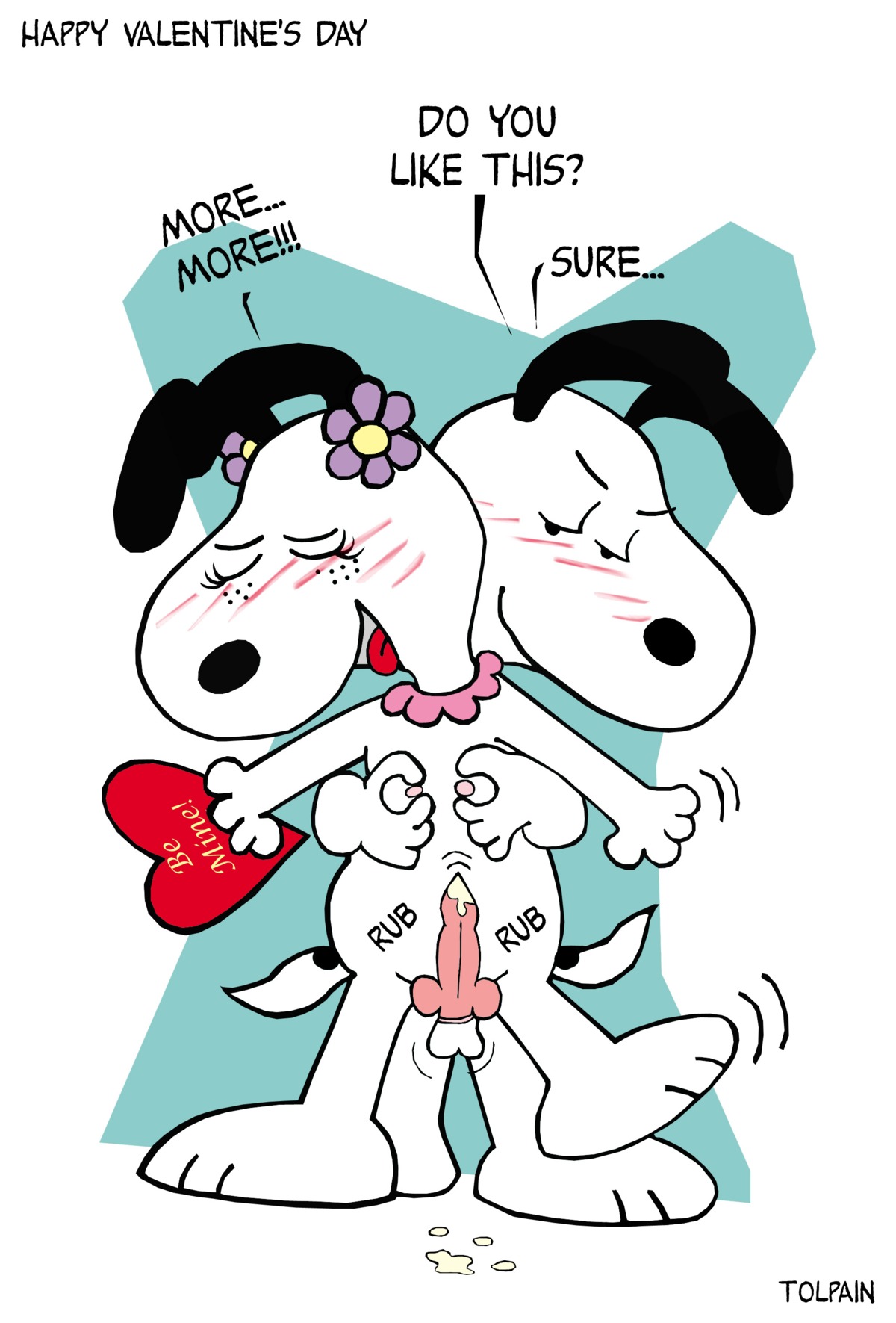 male peanuts penis rule34 snoopy valentine's_day