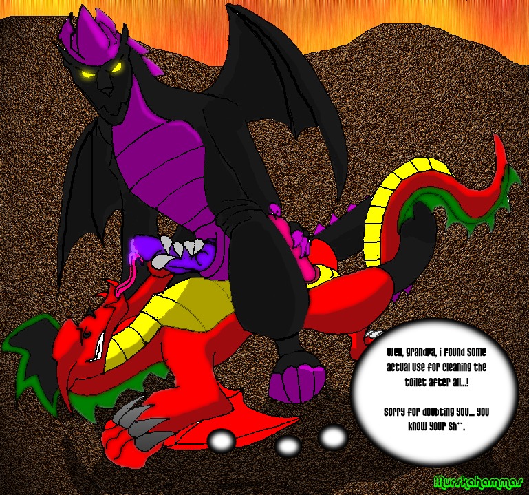 american_dragon:_jake_long biceps claws dark_dragon_(american_dragon) digitigrade disney dragon duo e621 english_text erection european_mythology fellatio genitals glowing glowing_eyes horn jake_long male male/male male_penetrated male_penetrating male_penetrating_male membrane_(anatomy) membranous_wings murskahammas muscular mythological_creature mythological_scalie mythology nude oral penetration penile penis scalie sex tail text western_dragon wings yellow_eyes