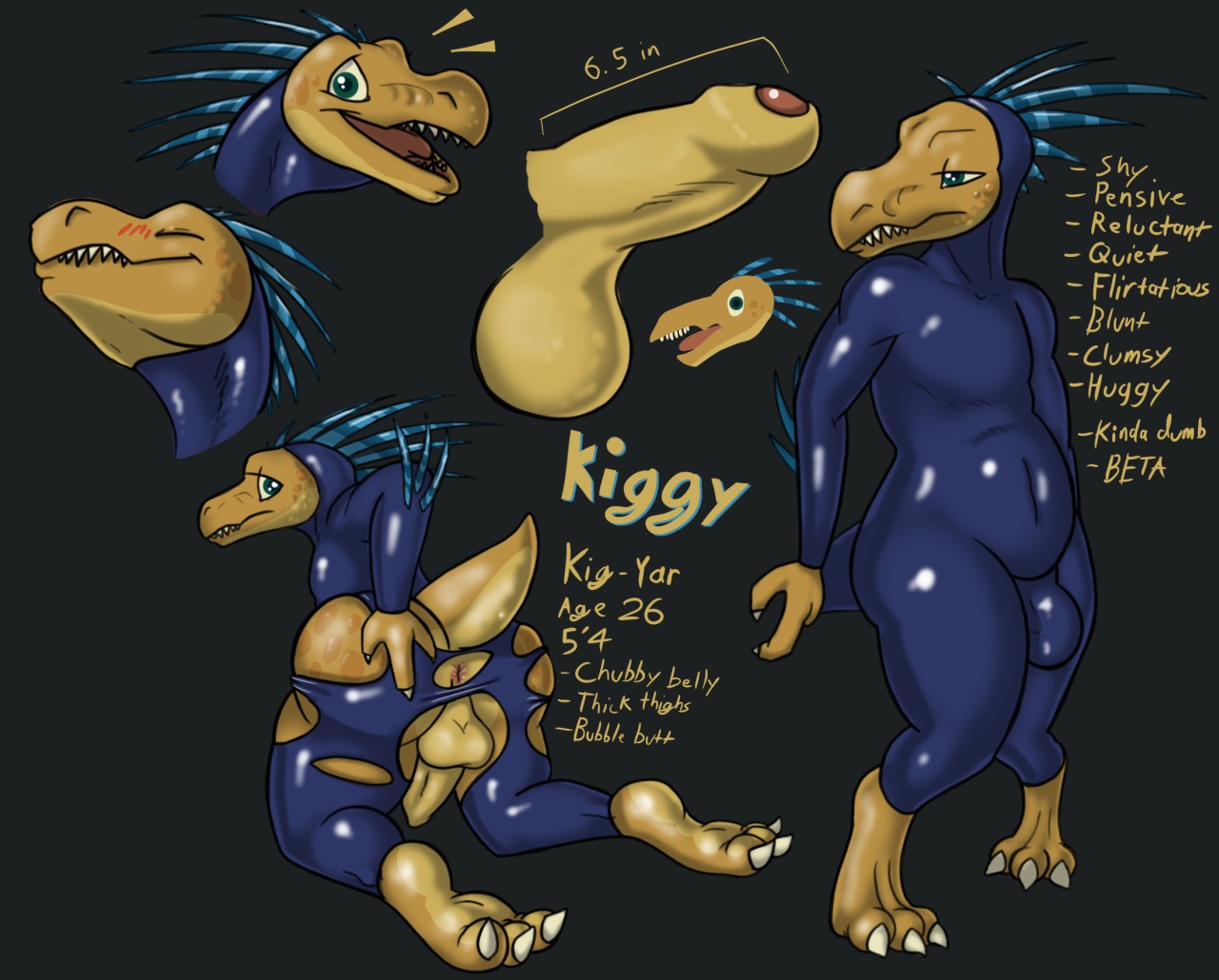 2014 alien balls big_butt blush butt clothing digital_media_(artwork) e621 english_text erection foreskin genitals halo_(series) humanoid_genitalia humanoid_penis kig-yar kiggy latex male microsoft model_sheet mukihyena multiple_poses open_mouth penis pose ruuhtian scalie slightly_chubby solo text xbox_game_studios