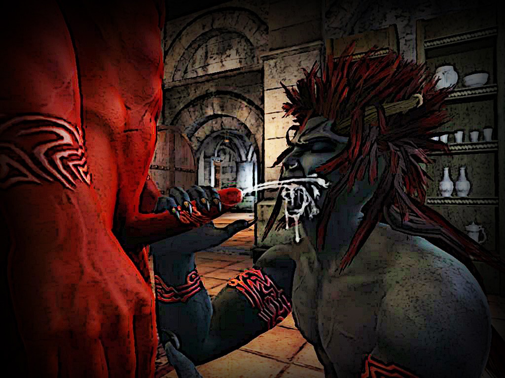 3d game_screenshot gay male male_only mod oblivion rule34 the_elder_scrolls xivilai yaoi