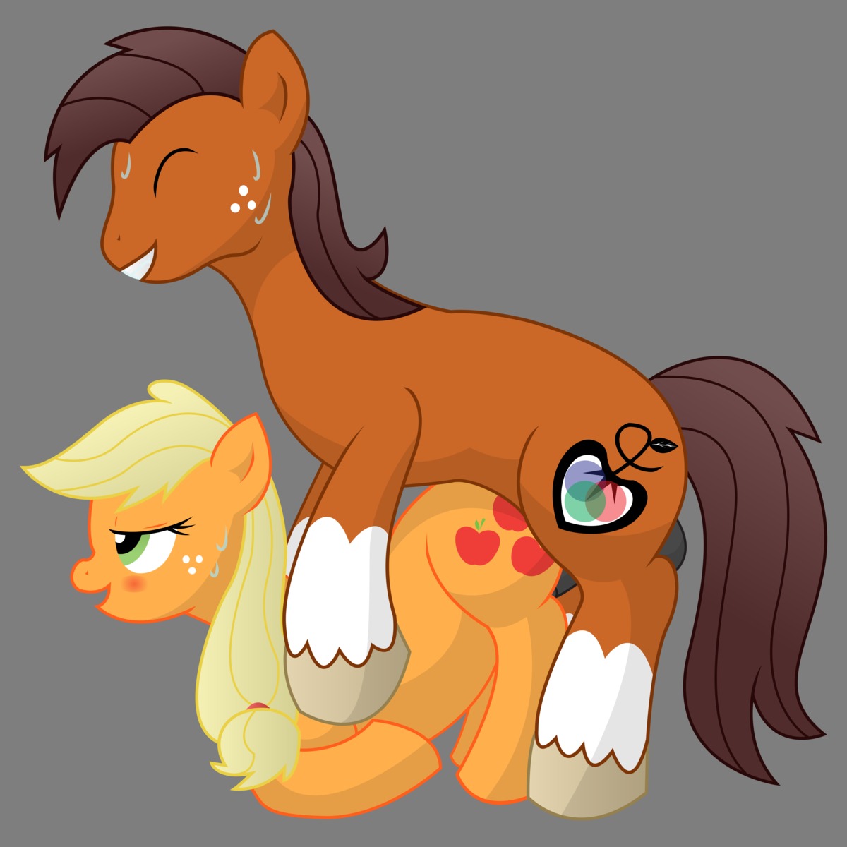 1:1 2013 absurd_res alpha_channel applejack_(mlp) balls belly bent_over blonde_hair blush bodily_fluids brown_body brown_fur brown_hair cutie_mark duo e621 earth_pony equid equine erection eyes_closed fan_character female female_penetrated feral freckles friendship_is_magic fur genitals green_eyes hair hasbro hi_res horse male male/female male_penetrating male_penetrating_female mammal my_little_pony nude orange_body orange_fur penetration penis pony sex simple_background superabsurd_res sweat tail transparent_background xniclord789x