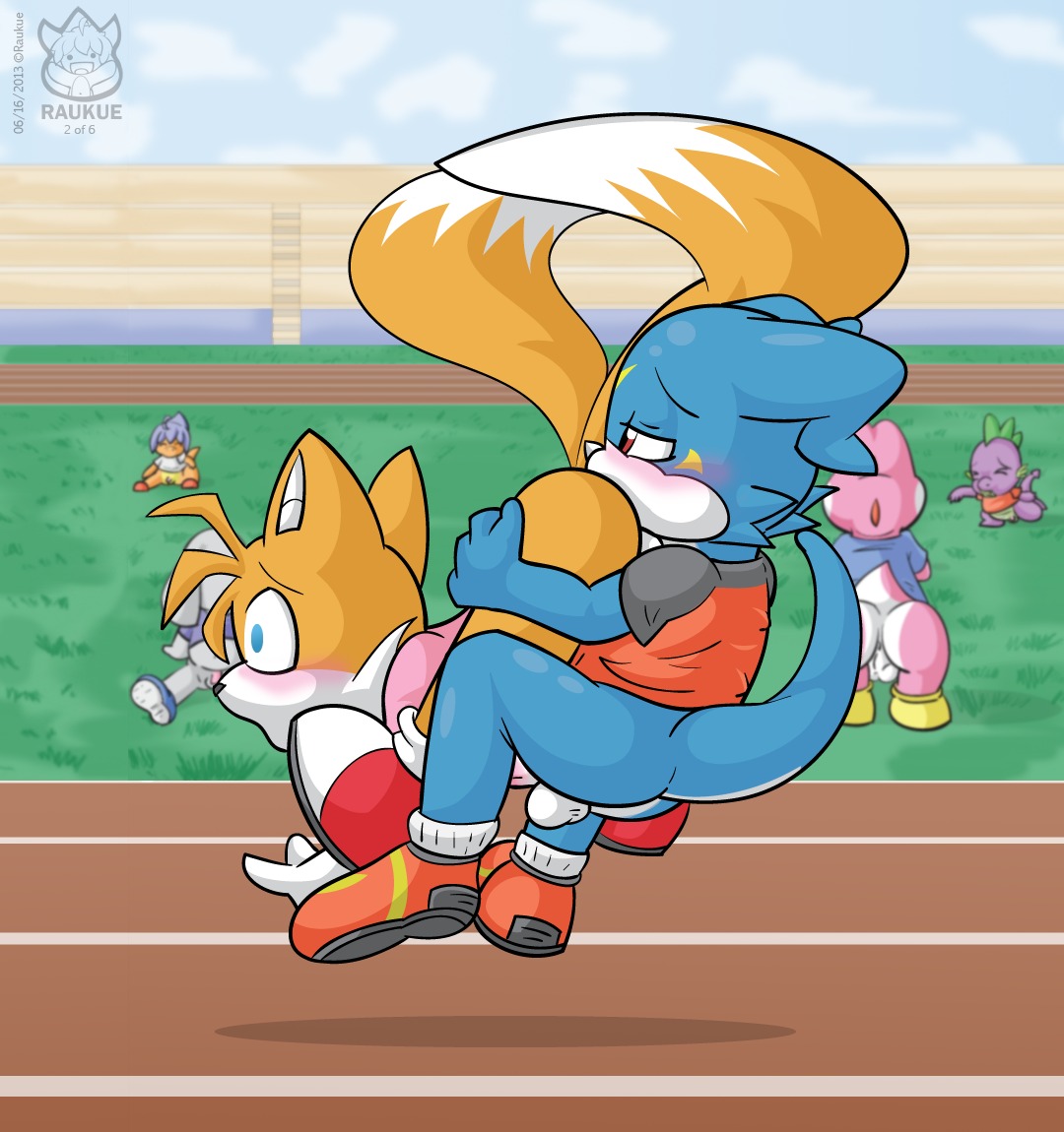 2013 4_fingers amphibian anal anthro anus ass_up backsack balls bandai_namco black_body black_eyes black_nose black_skin blue_body blue_eyes blue_skin blush bottomless butt canid canine canis cave_story charmander clothed clothing cloud crossover digimon digimon_(species) dipstick_tail domestic_dog dragon duo_focus e621 erection eyes_closed fingers flying footwear fox friendship_is_magic fur generation_1_pokemon genitals gloves grasp group hair handwear hasbro helicopter_tail horn humanoid_pointy_ears interspecies japanese lagomorph legwear lizard male male/male male_penetrated male_penetrating male_penetrating_male mammal mario_bros markings miles_prower mimiga my_little_pony mythological_creature mythological_scalie mythology navel nintendo open_mouth oral orange_body orange_fur orange_skin outside partially_clothed penetration penis pink_body pink_penis pink_skin pink_yoshi pointy_ears pokemon pokemon_(species) purple_body purple_hair purple_skin raised_arm raukue red_eyes reptile rimming scalie sega sex shirt shocked shoes short_hair sitting size_difference sky snake socks sonic_the_hedgehog_(series) spike_(mlp) sport spread_legs spreading tail tail_markings toony topwear track_and_field veemon white_body white_fur white_penis white_skin yellow_body yellow_skin yoshi young young_anthro young_on_young