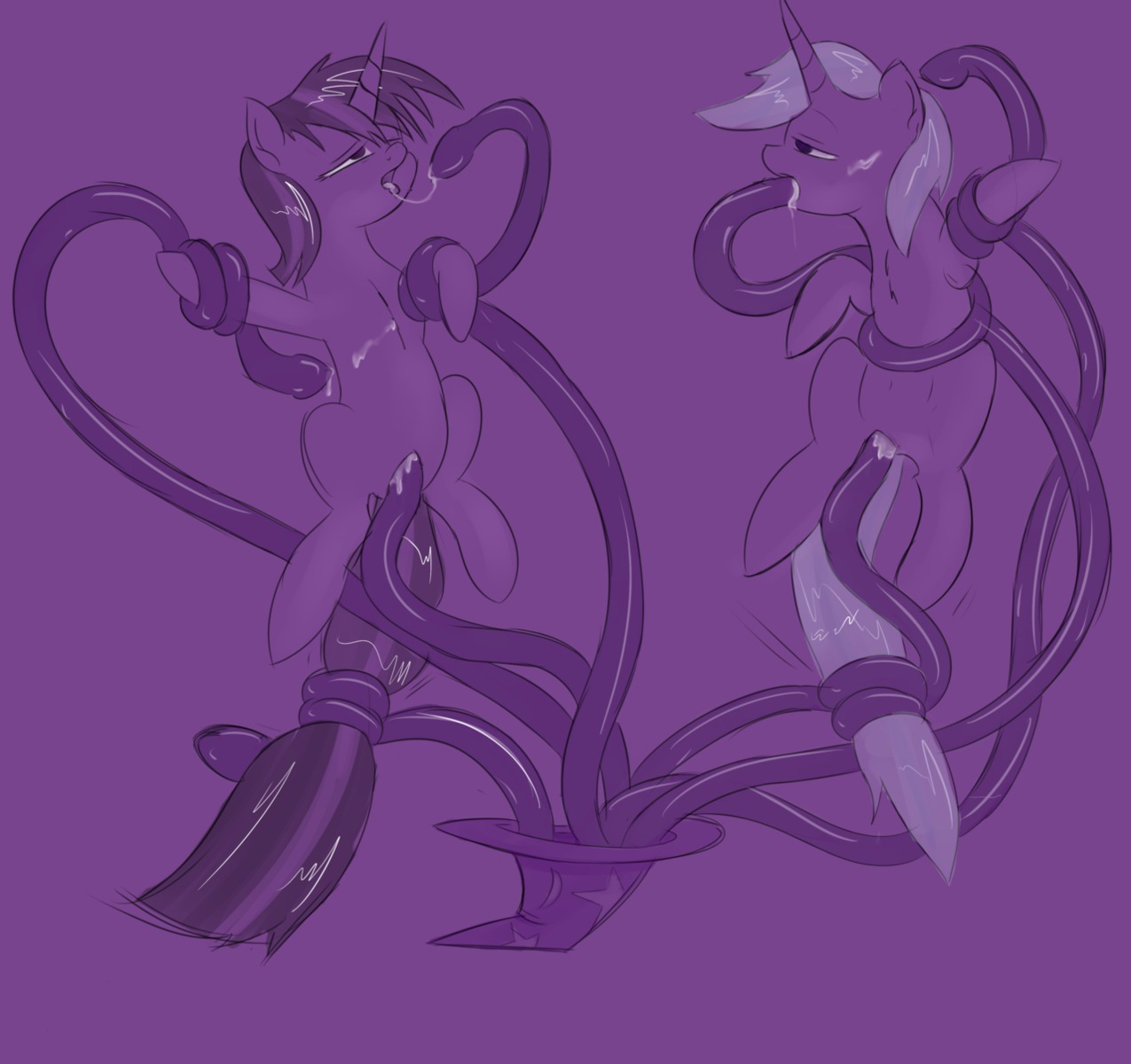 equine female feral friendship_is_magic horse my_little_pony pony rule34 smooth_skin tagme tentacle trixie_(mlp) twilight_sparkle_(mlp) unicorn