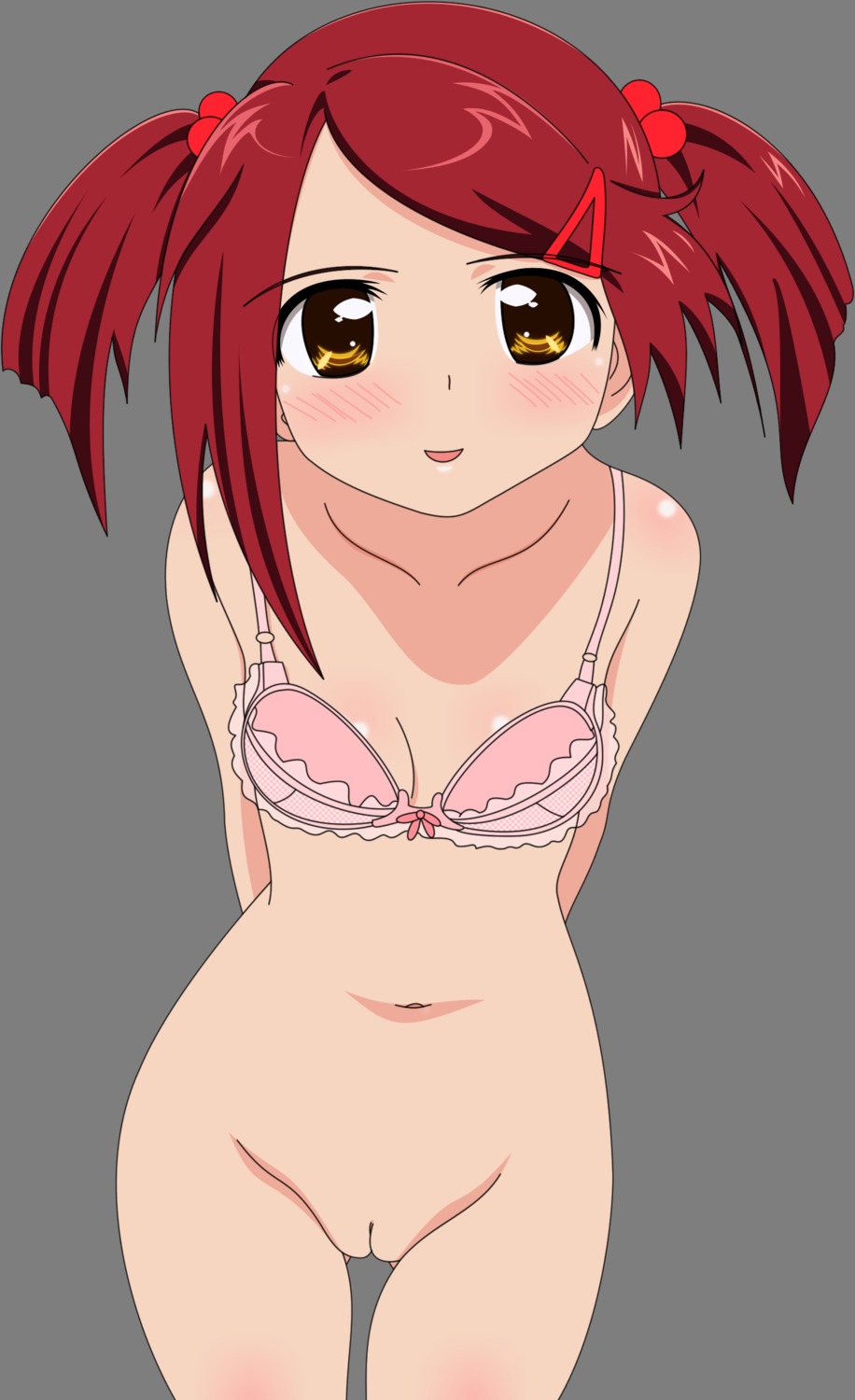 blush bra female kissxsis nopan pussy rule34 suminoe_ako uncensored vagina vector