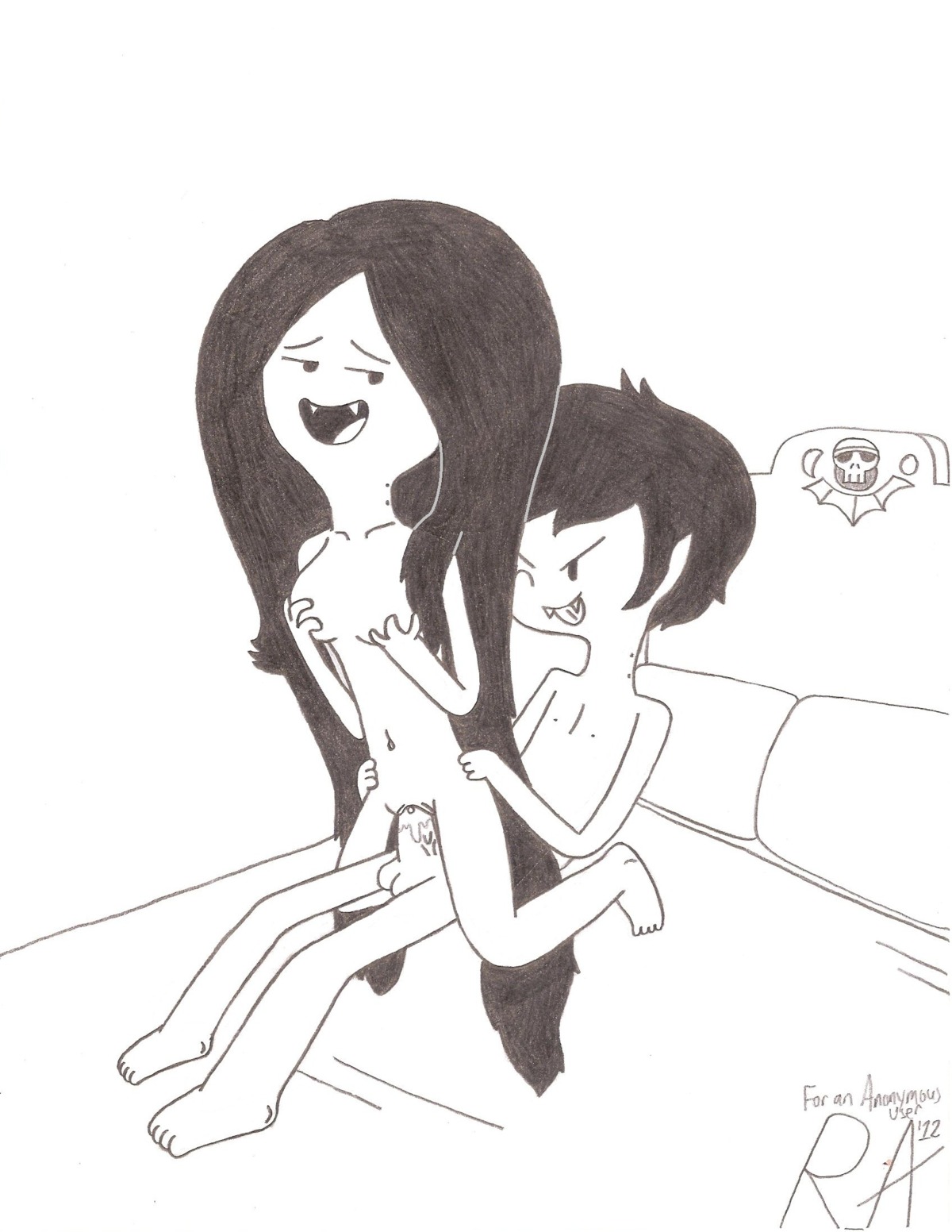 adventure_time female marceline marshall_lee random_anon rule34 tagme