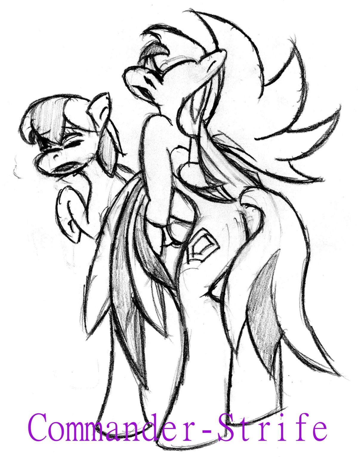 animal_genitalia animal_penis anthro blush commander-strife cutie_mark duo e621 earth_pony equid equine equine_genitalia equine_penis erection eyes_closed female female_penetrated from_behind_position genitals hasbro hi_res horse male male/female male_penetrating male_penetrating_female mammal mane my_little_pony mythological_creature mythological_equine mythology nude one_eye_closed open_mouth pegasus penetration penile penile_penetration penis penis_in_vagina pony sex shield sound_byte stormy_facade vaginal vaginal_penetration vulva wings wink