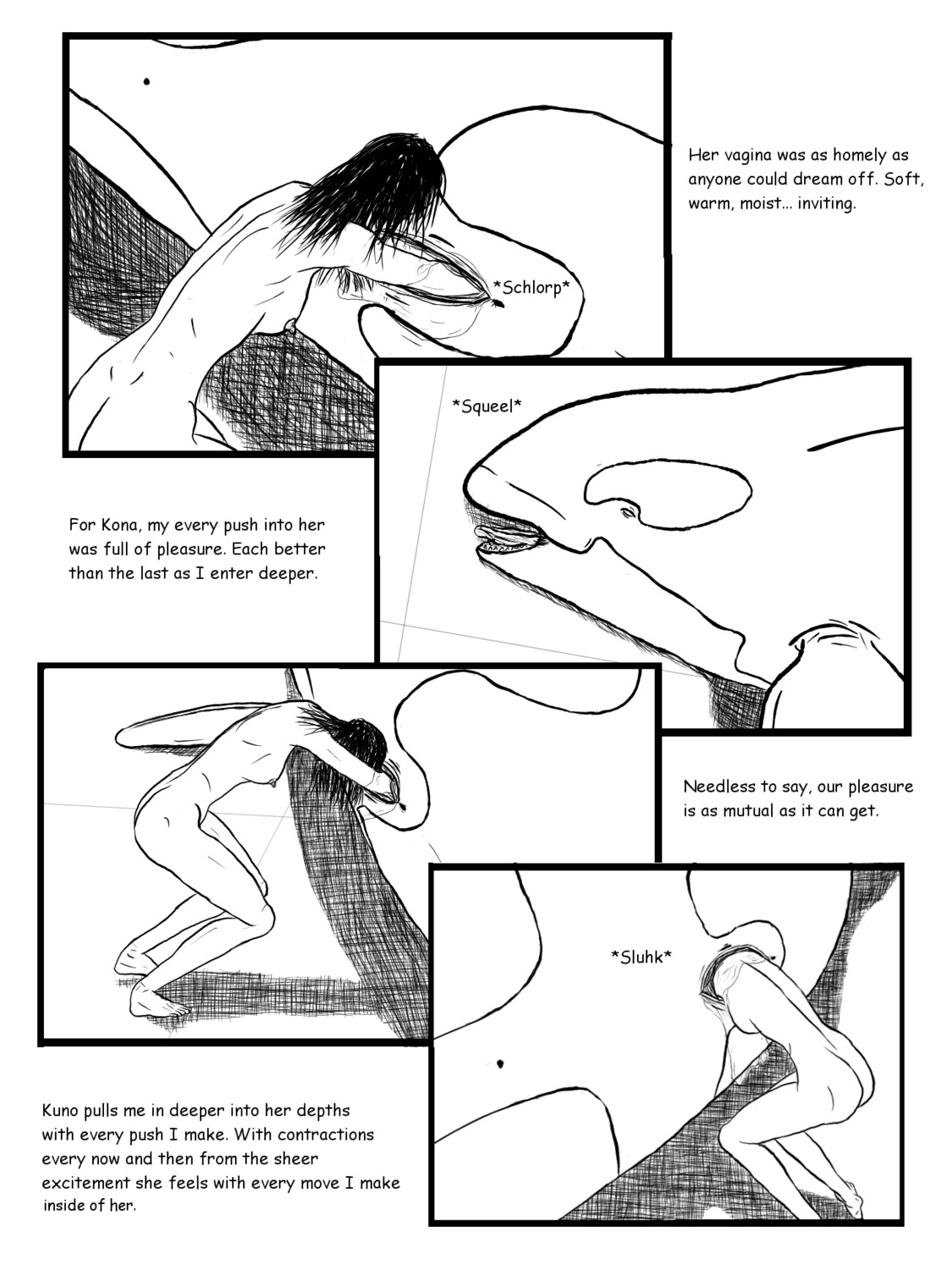 animal cetacean comic dolorcin female feral feral_unbirthing_human gone_swimming_ii human interspecies marine orca rule34 size_difference unbirthing vore willing_prey yuri zoophilia