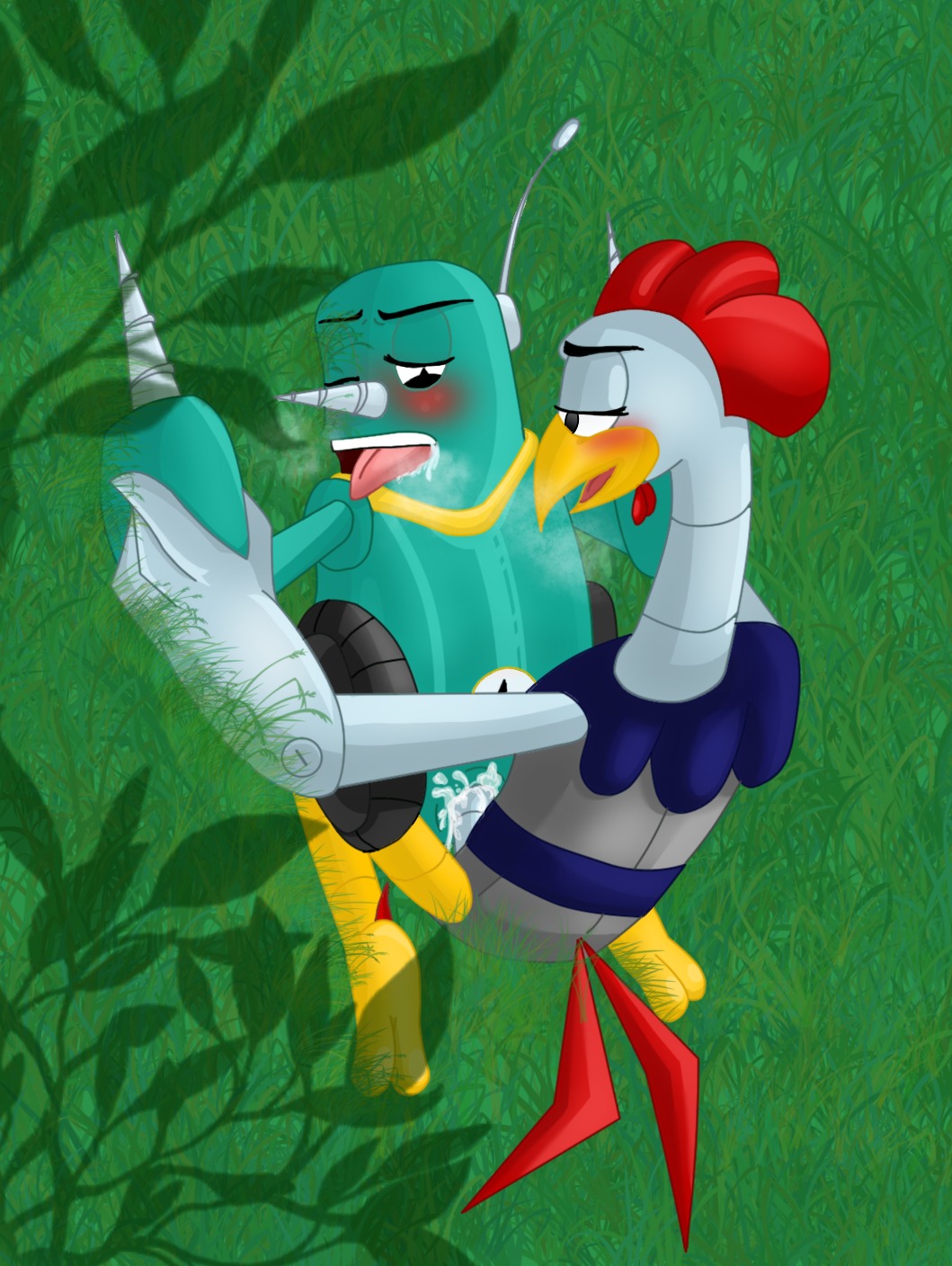 adventures_of_sonic_the_hedgehog chicken furry giaru_(artist) grounder male male_only robot rule34 scratch_(sonic) sega sonic_(series) sonic_the_hedgehog_(series) straight_hair tagme