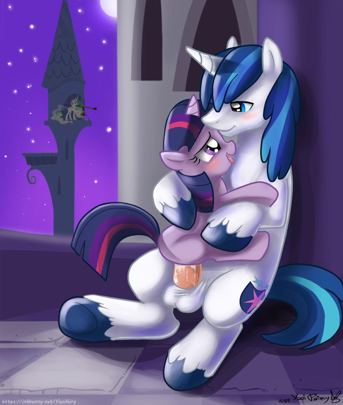 alicorn balls brother_and_sister cutie_mark equine female feral feral_on_feral friendship_is_magic fur hasbro horse incest male mane my_little_pony mythological_creature mythological_equine mythology penis pony princess_celestia_(mlp) purple_fur rule34 shining_armor_(mlp) smooth_skin tail twilight_sparkle_(mlp) unicorn white_fur yaoifairy