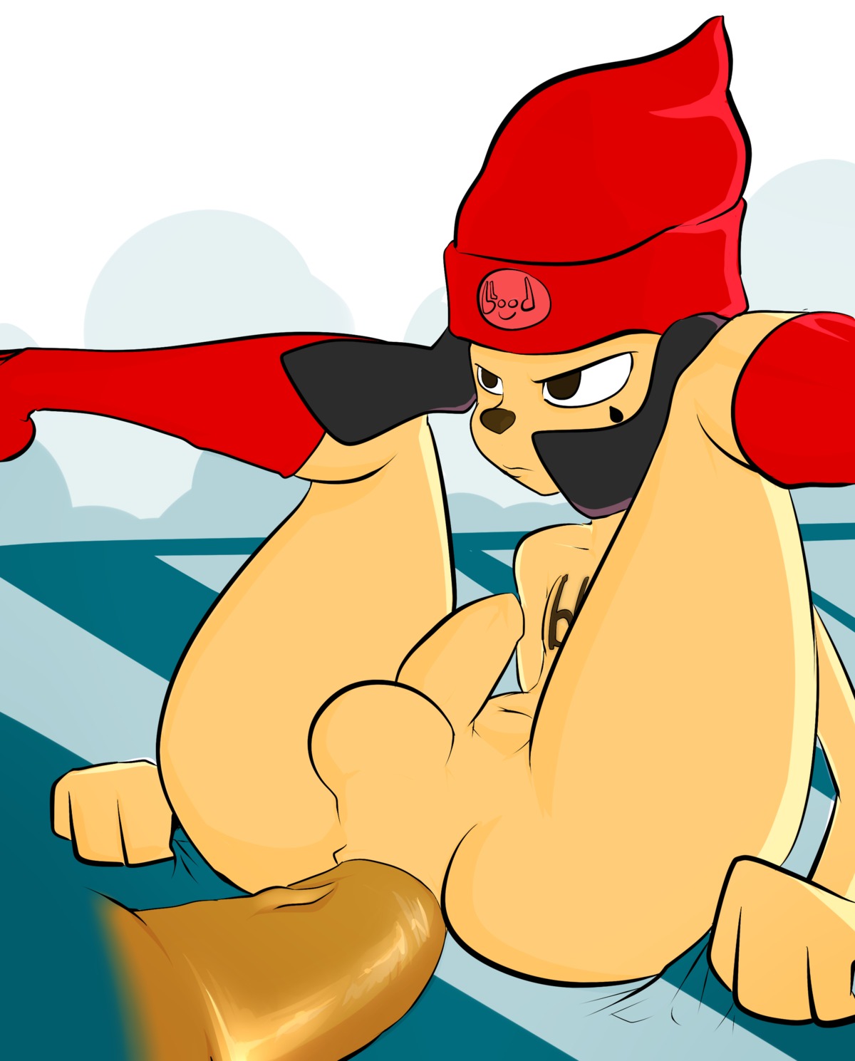 abacus_orrin abacusthezero male male_only parappa parappa_da_rappa parappa_the_rapper rule34 tagme