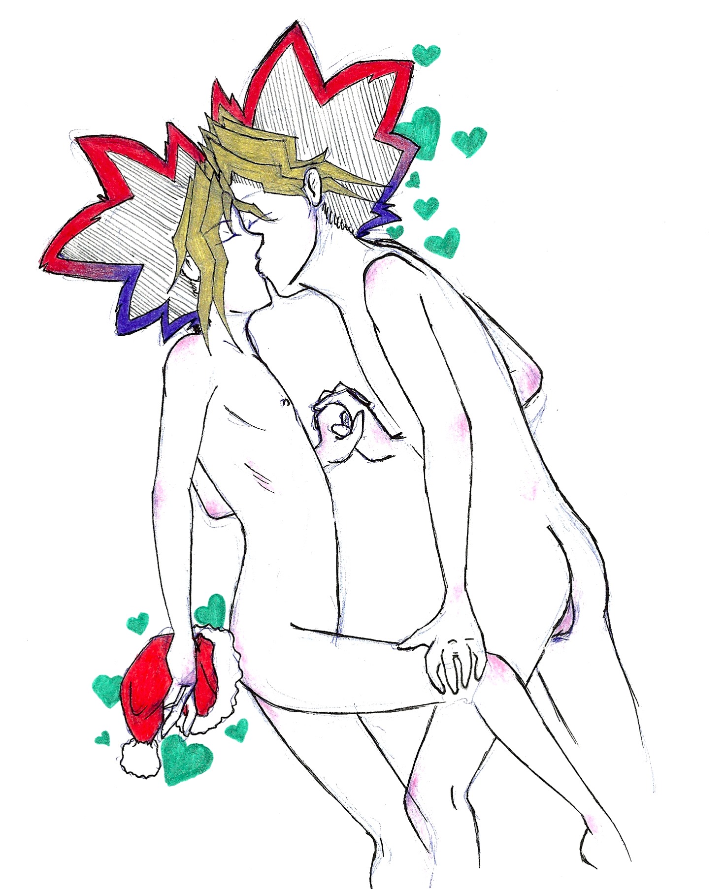 male rule34 tagme yami_yugi yaoi yu-gi-oh! yugi_muto