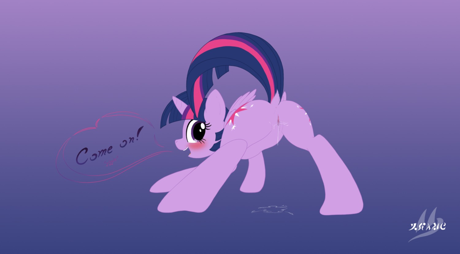 anus blue_hair bodily_fluids cutie_mark drake_drachenlicht e621 equid equine feathered_wings feathers female feral friendship_is_magic fur genital_fluids genitals hair hasbro hi_res highlights_(coloring) horn mammal multicolored_hair my_little_pony mythological_creature mythological_equine mythology pink_highlights presenting purple_body purple_eyes purple_feathers purple_fur purple_hair purple_highlights purple_skin simple_background solo twilight_sparkle_(mlp) two_tone_hair vaginal_fluids vulva winged_unicorn wings